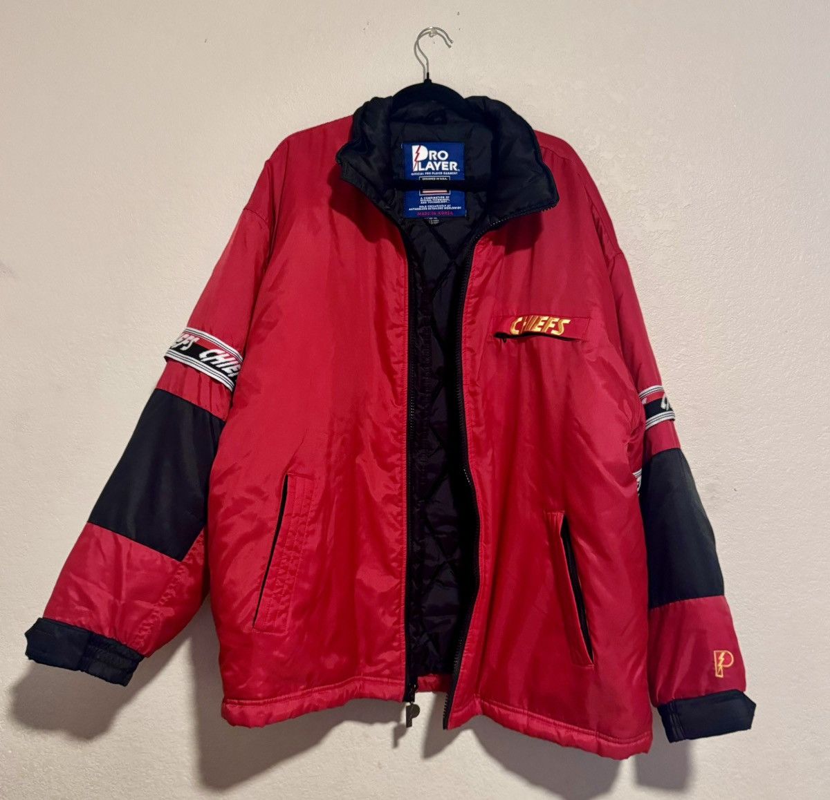 Pro Player Vintage 90s Kansas City Chiefs Football Pro Player Jacket Size US XL / EU 56 / 4 - 1 Thumbnail