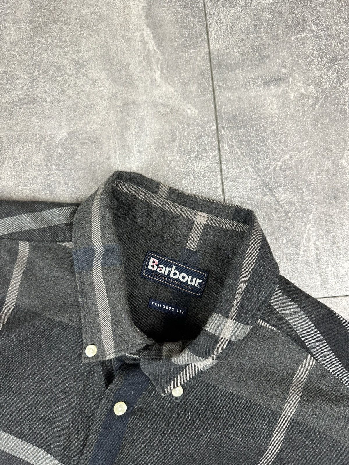 Barbour Barbour Dunoon Flannel Shirt Button Up Size US L / EU 52-54 / 3 - 6 Thumbnail
