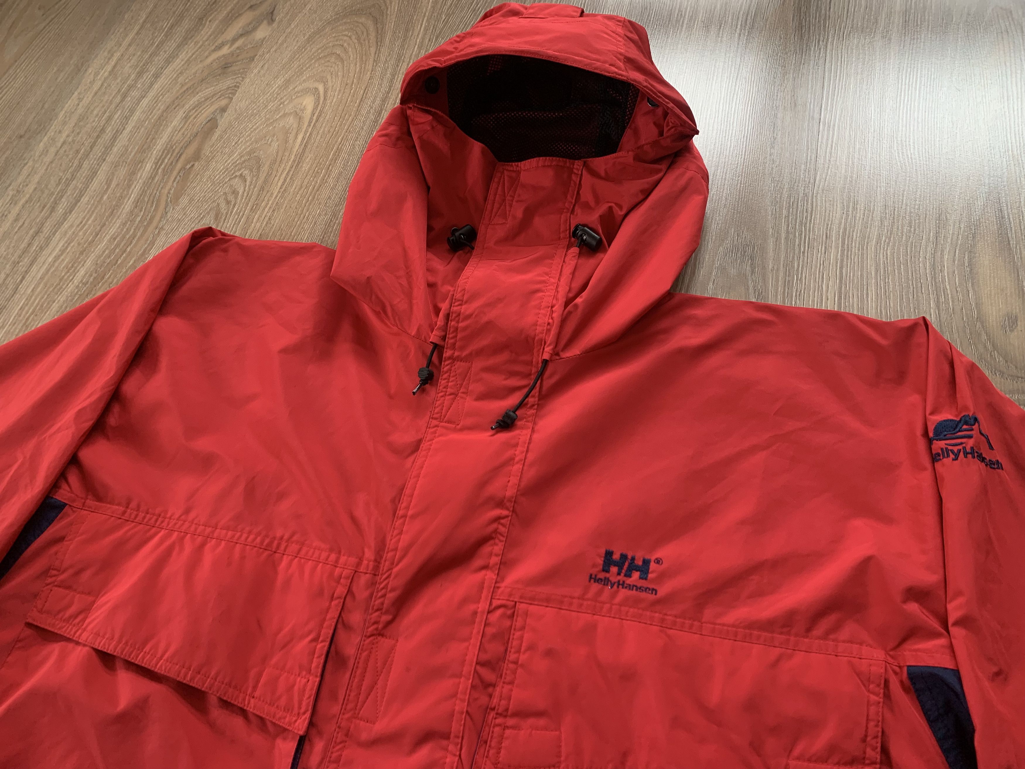 Helly Hansen Vintage Helly Hansen Red Trekking Light Jacket Size US XL / EU 56 / 4 - 4 Thumbnail