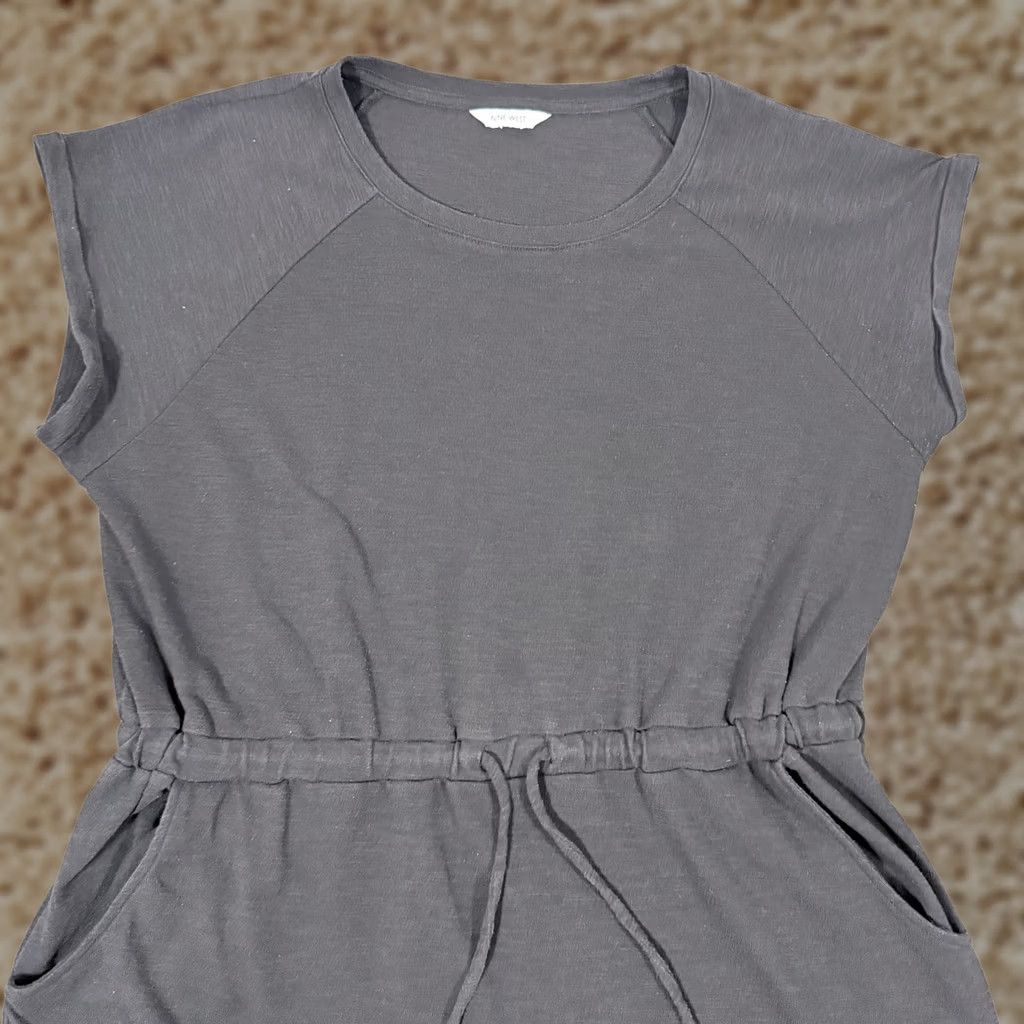 Nine West Nine West Casual Pocket Cinch Waist Drawstring Dress Fits Women's Size XXL Black Size XXL / US 16-18 / IT 52-54 - 1 Thumbnail
