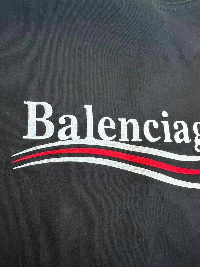 Balenciaga Balenciaga Coke Embroidered Loose Short Sleeve T-shirt Size US S / EU 44-46 / 1 - 9 Thumbnail