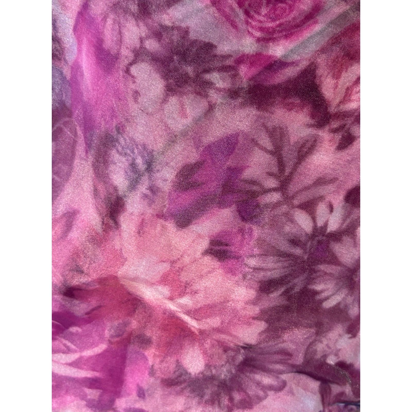 Lulus Lulus Imagine Romance Magenta Floral Print Organza Skater Dress Large NEW! Size L / US 10 / IT 46 - 6 Thumbnail