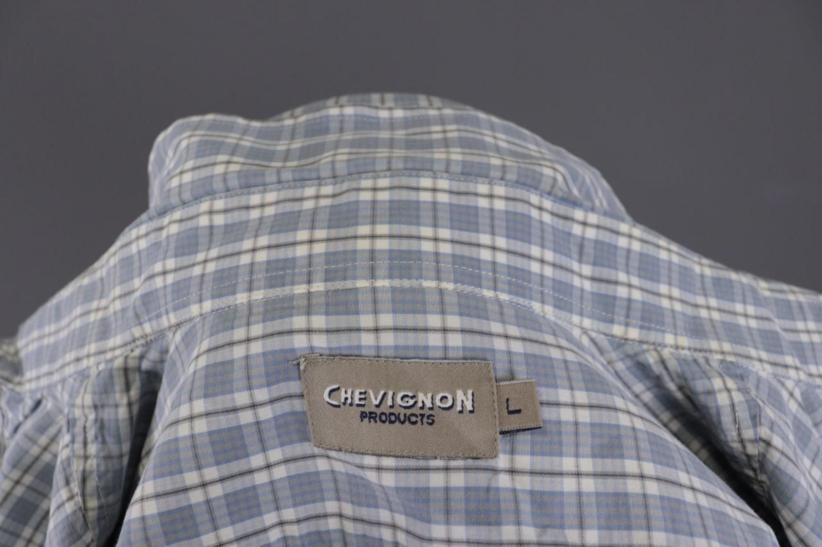 Chevignon Chevignon Multicolor Plaid Cotton Collared Down Shirt Size L Size US L / EU 52-54 / 3 - 11 Thumbnail