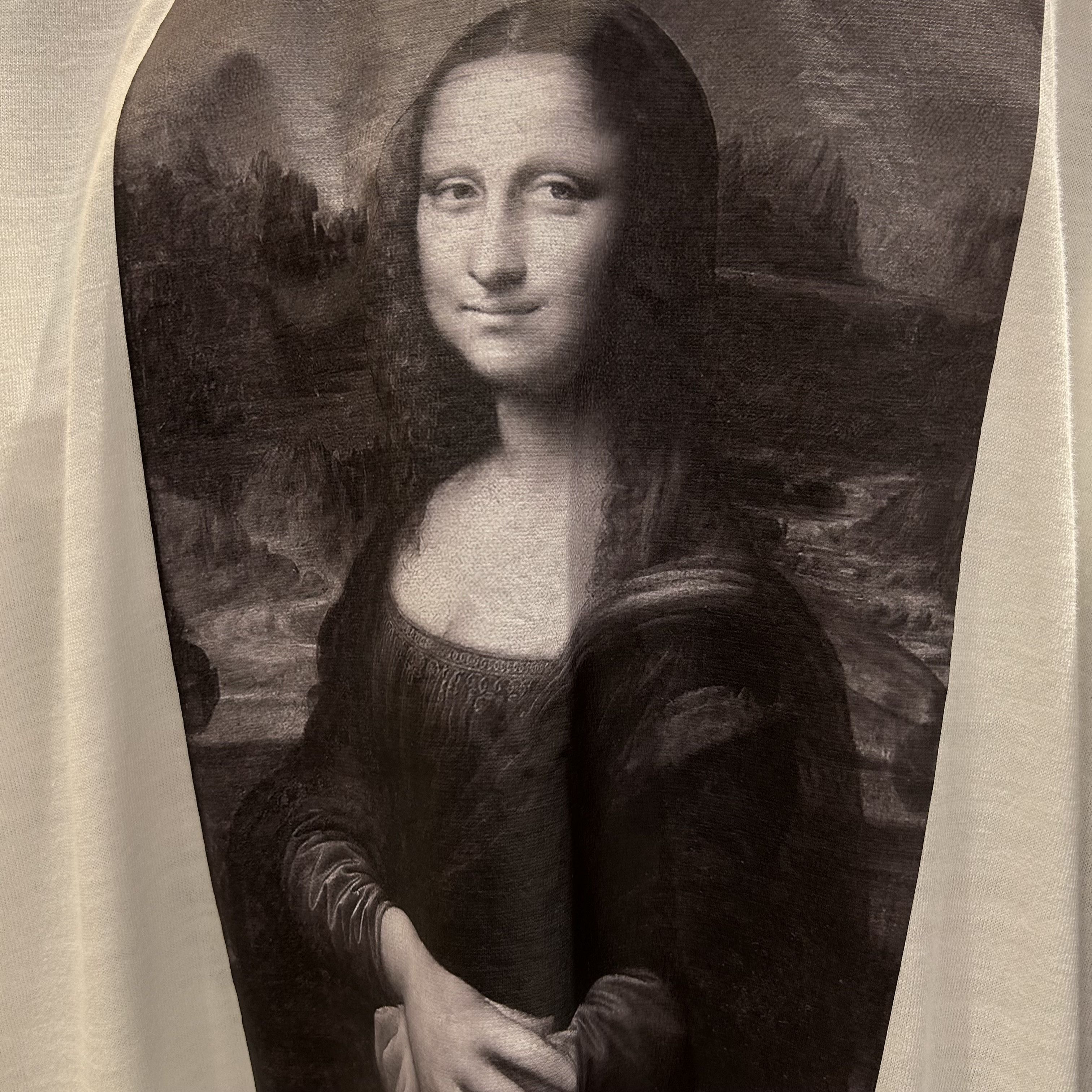 Off-White Virgil Abloh MCA Figures of Speech OFF-WHITE Mona Lisa Tee Size US L / EU 52-54 / 3 - 3 Thumbnail