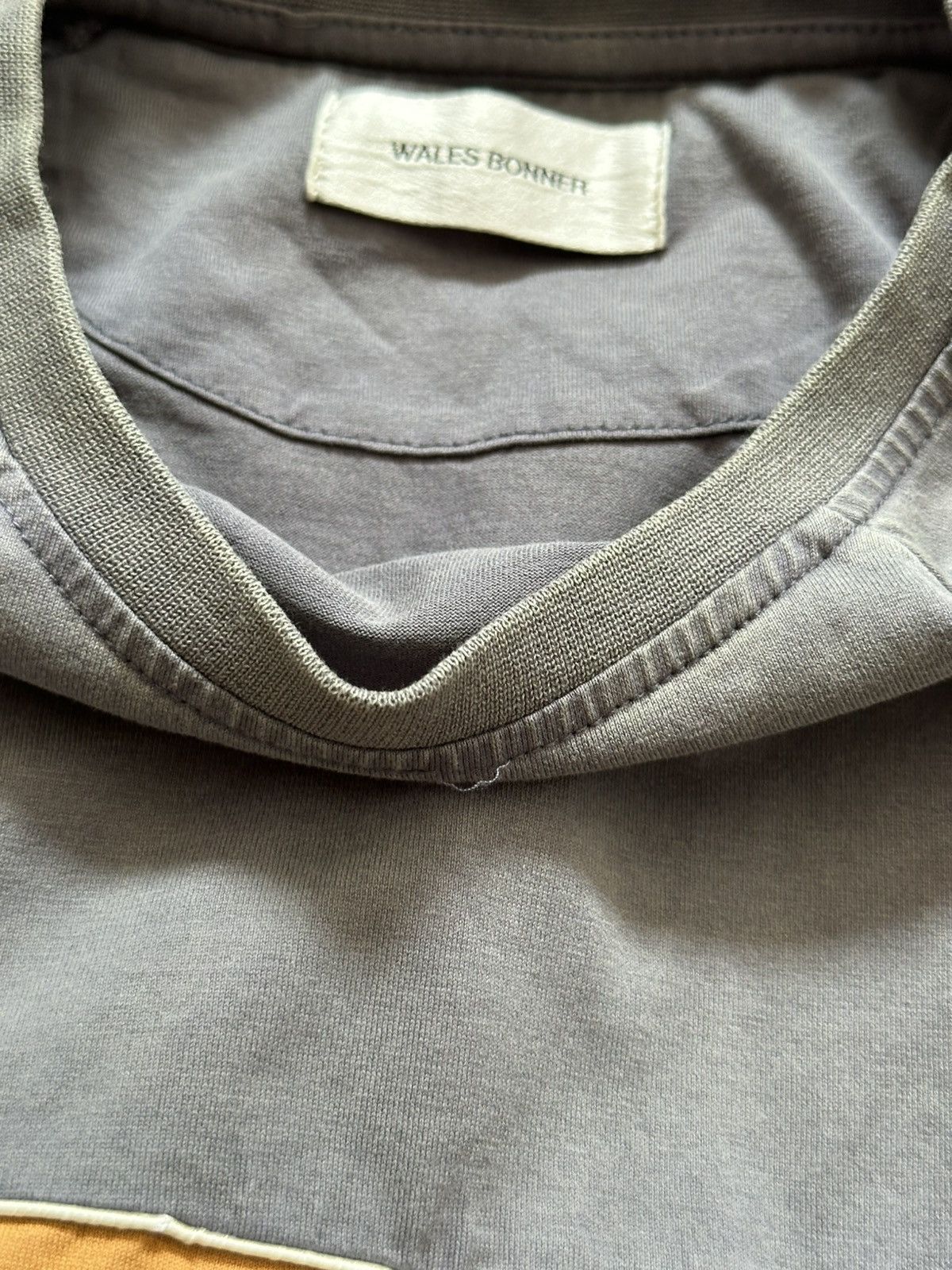Wales Bonner Wales Bonner Grey George Stripe Tee Size XS Grey Size US XS / EU 42 / 0 - 6 Thumbnail