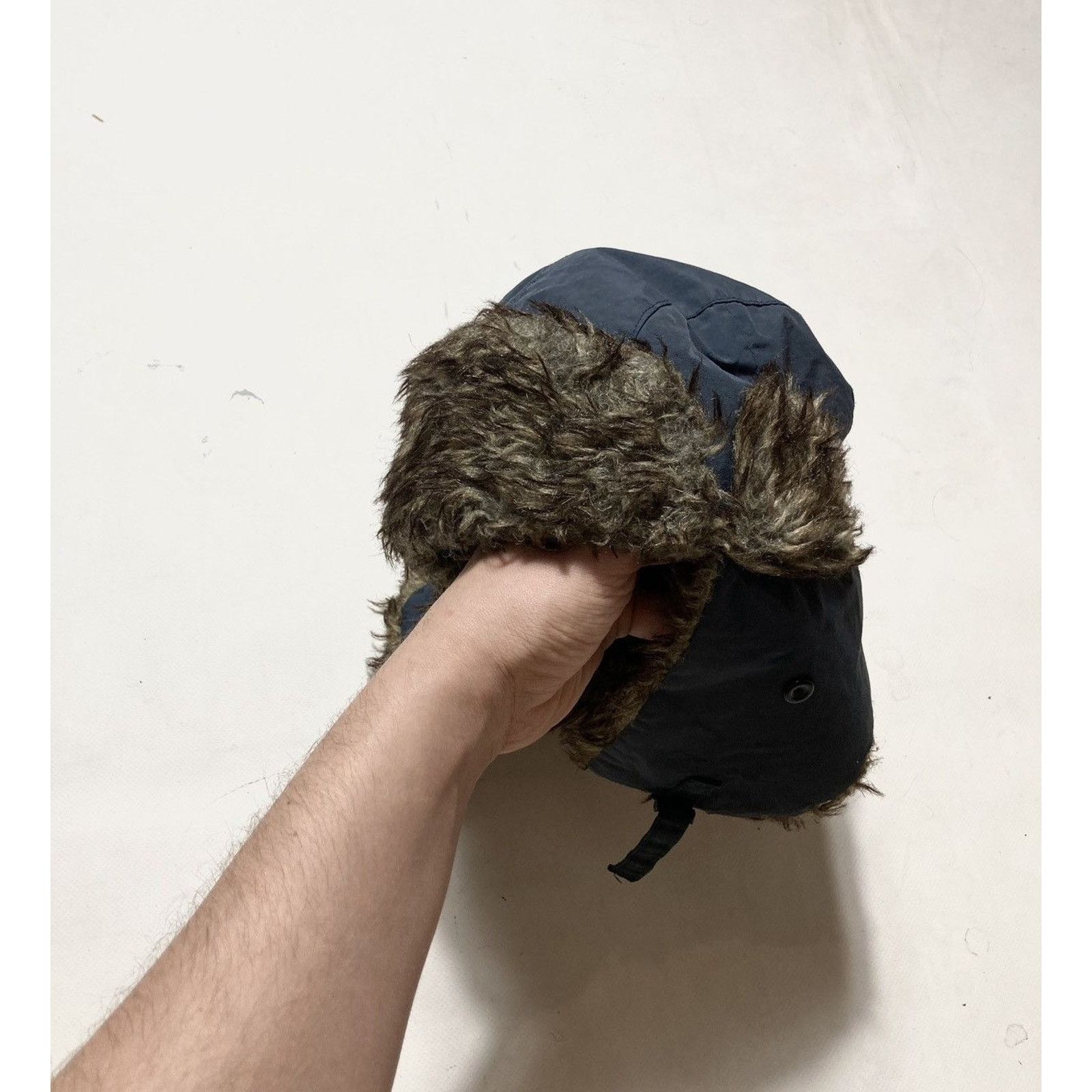 Japanese Brand × Vintage Y2K HYPE FUZZY MOHAIRE AVIATOR USHANKA HAT+ Size ONE SIZE - 8 Thumbnail