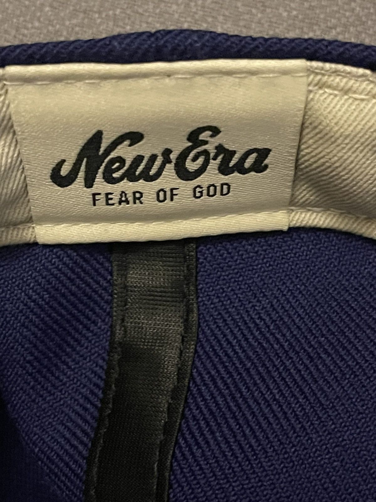 Fear of God × New Era *New* [7 3/4] FOG x New Era 59Fifty - L.A. Dodgers - Fitted Size ONE SIZE - 6 Thumbnail