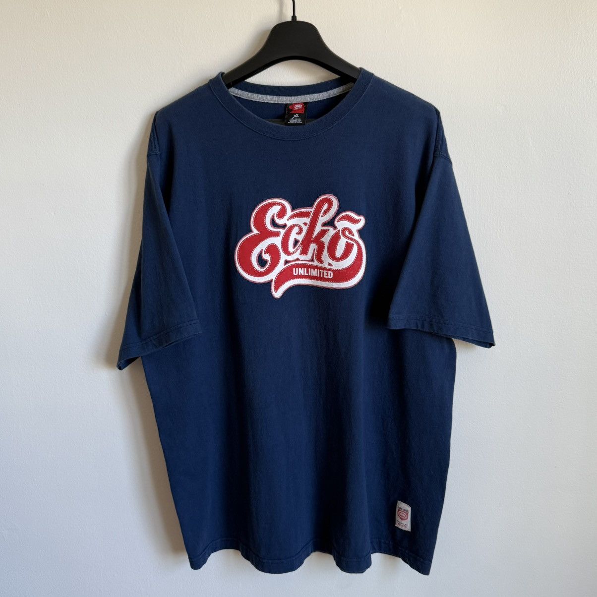 Ecko Unltd. Vintage Ecko Unlimited Logo T-Shirt Navy Blue XL Made in USA Size US XL / EU 56 / 4 - 2 Thumbnail