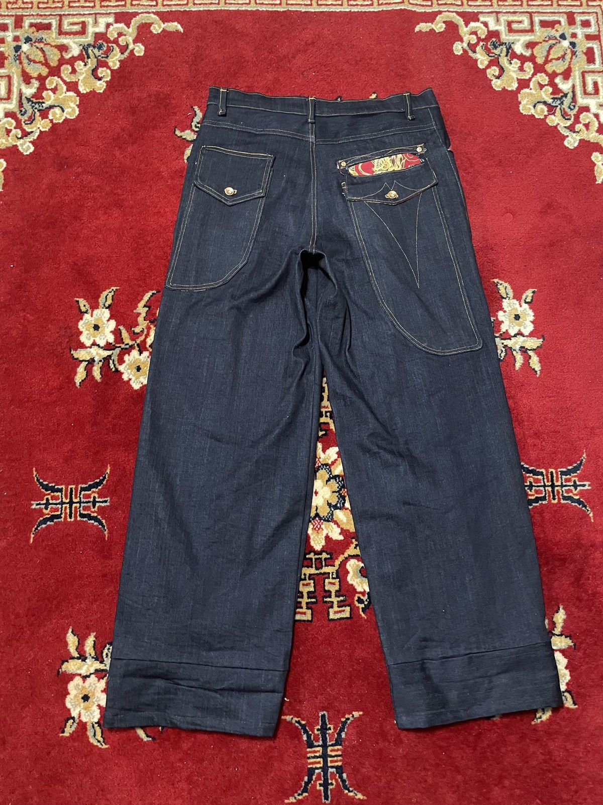 Other 34” 1 of 1 14oz raw indigo Chinese New Year Denim Size US 34 / EU 50 - 2 Thumbnail