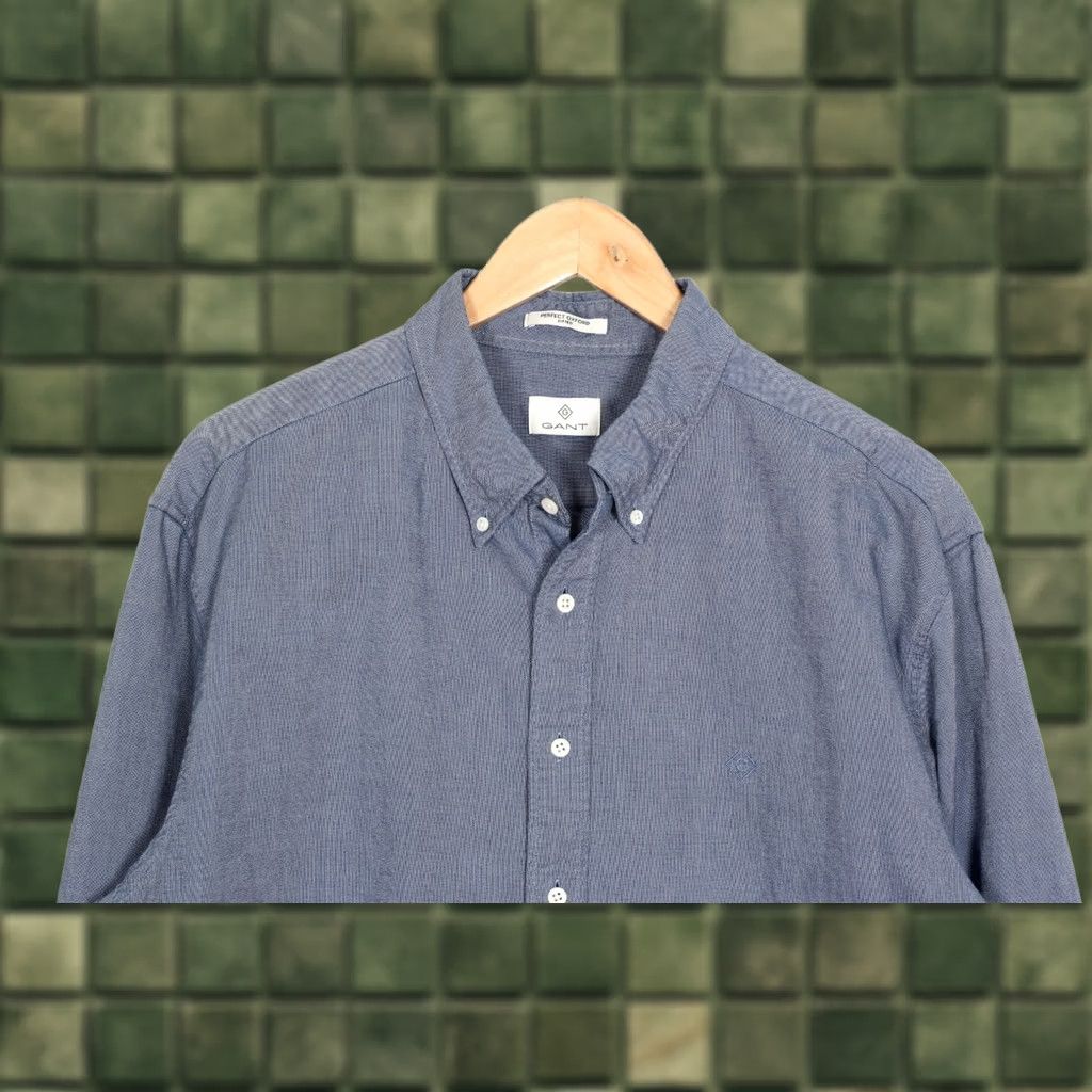 Gant GANT Perfect Oxford Fitted Shirt Men Size XXL Long Sleeve VR4023 Size US XXL / EU 58 / 5 - 1 Thumbnail