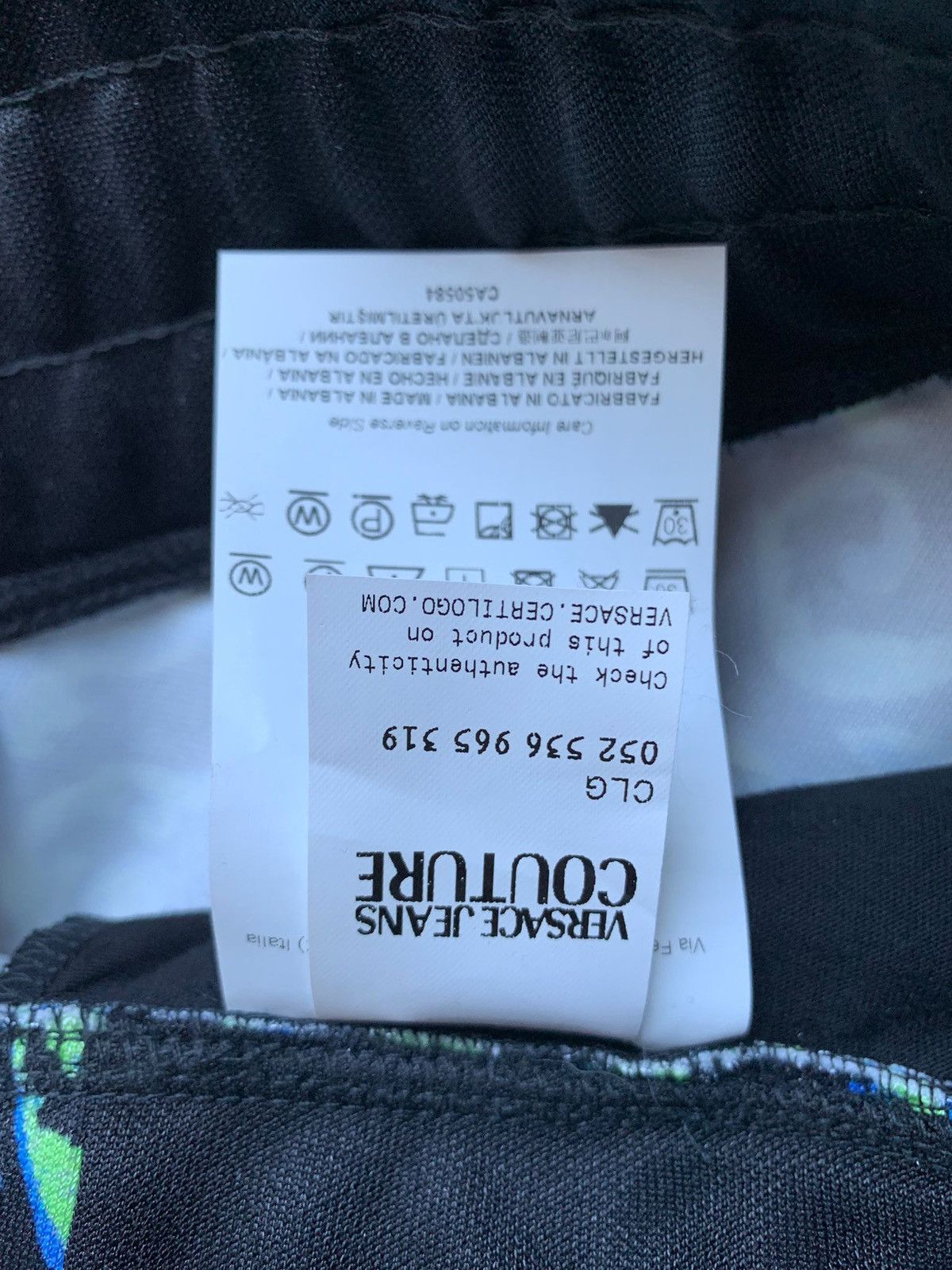 Versace Jeans Couture Jersey Shorts Versace Jeans Two-Tone Stripes Culture L, new Size US 32 / EU 48 - 8 Thumbnail