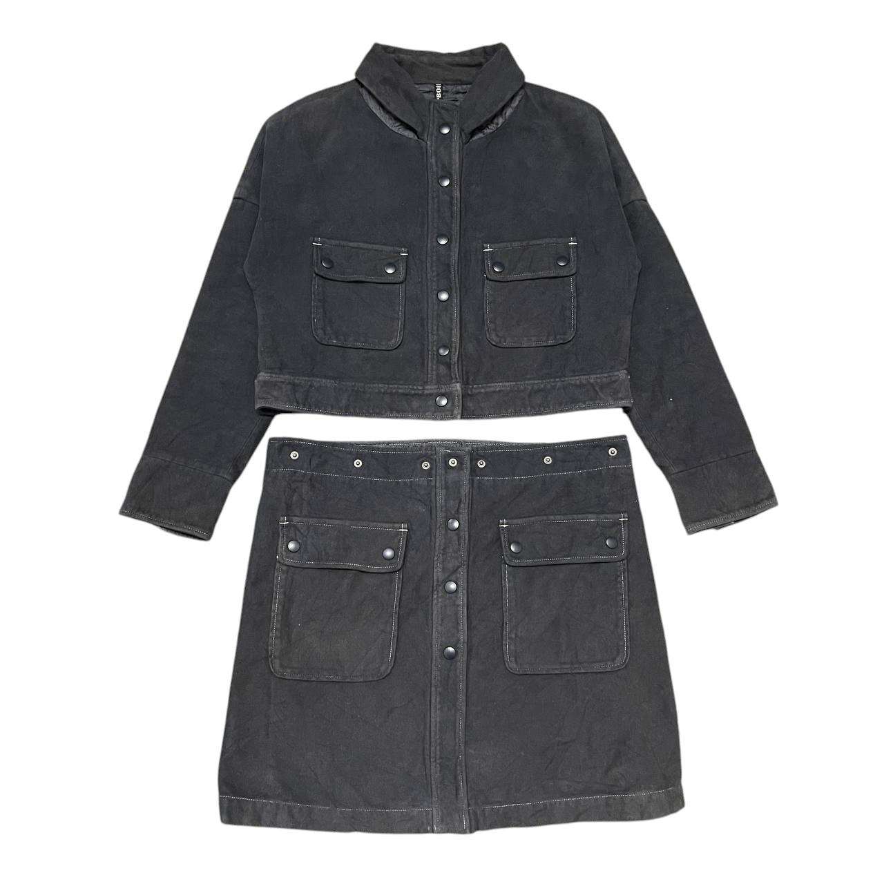 Frapbois Vintage Issey Miyake Frapbois 2 in 1 Long Jacket Size US S / EU 44-46 / 1 - 1 Thumbnail