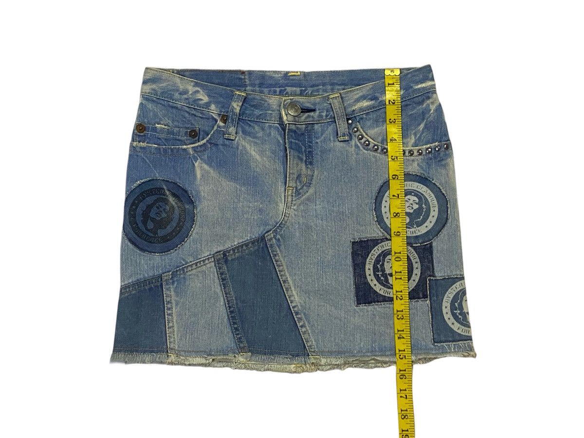 Hysteric Glamour Hysteric Glamour Patchwork Denim Mini Skirt Size 30" / US 8 / IT 44 - 4 Thumbnail