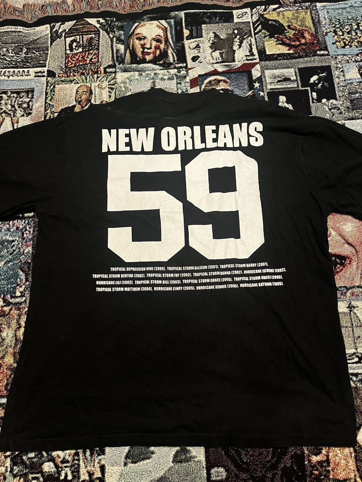 G59 Records G59 Hurricane T-Shirt (Black) Size US XL / EU 56 / 4 - 2 Thumbnail