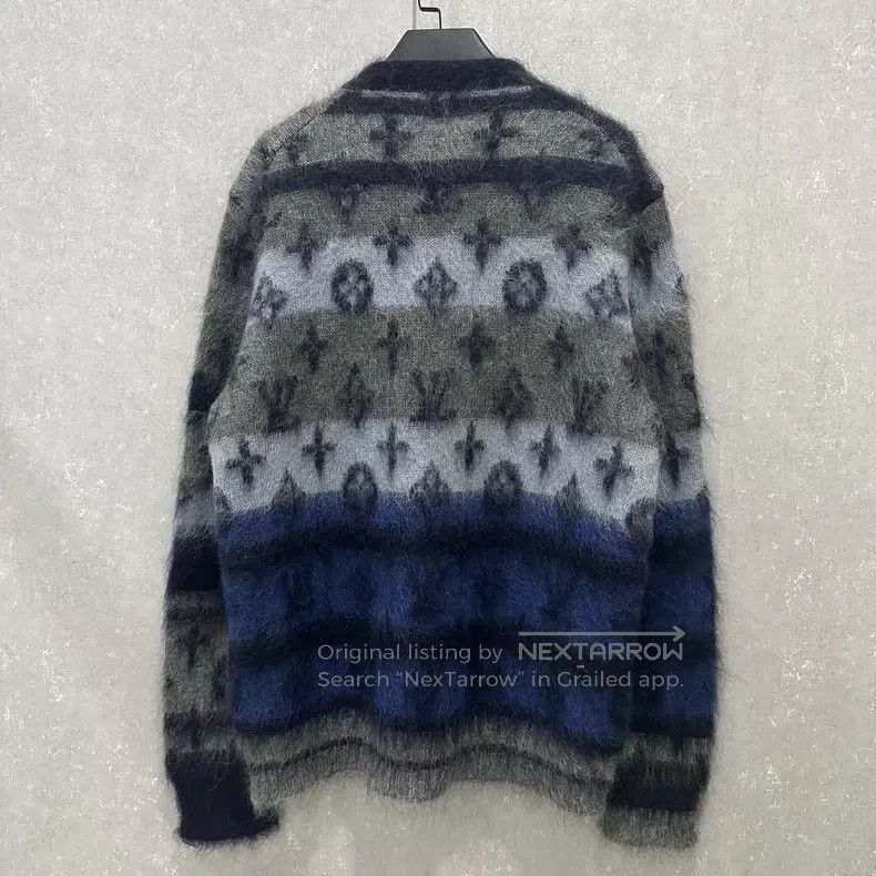 Louis Vuitton Louis Vuitton Old Floral Contrast Mohair Cardigan Jacket Size US S / EU 44-46 / 1 - 2 Thumbnail