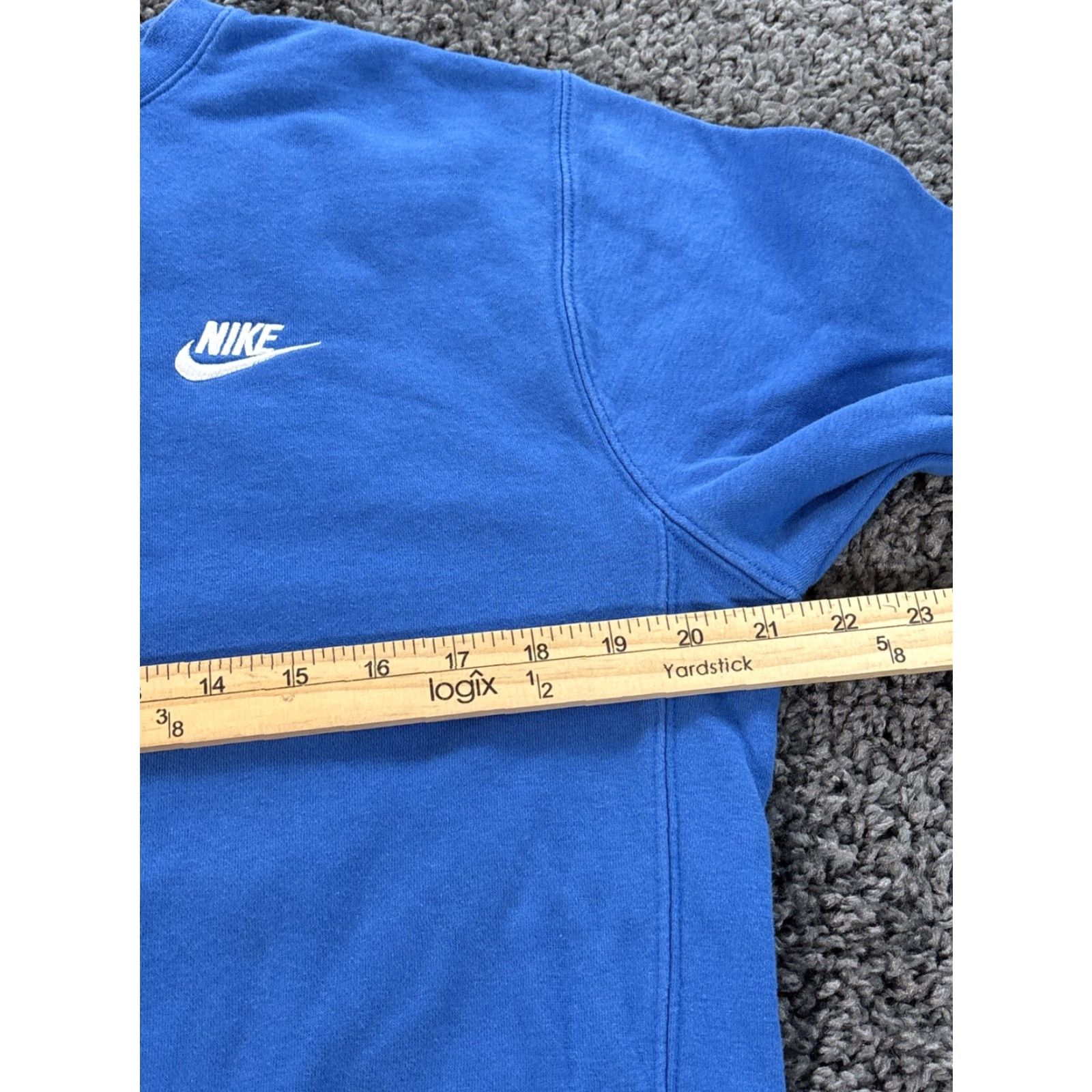 Nike Nike Sweatshirt Mens S Blue Crew Neck Fleece Pullover All Seasons Classic BV2662-403 Size US S / EU 44-46 / 1 - 3 Thumbnail