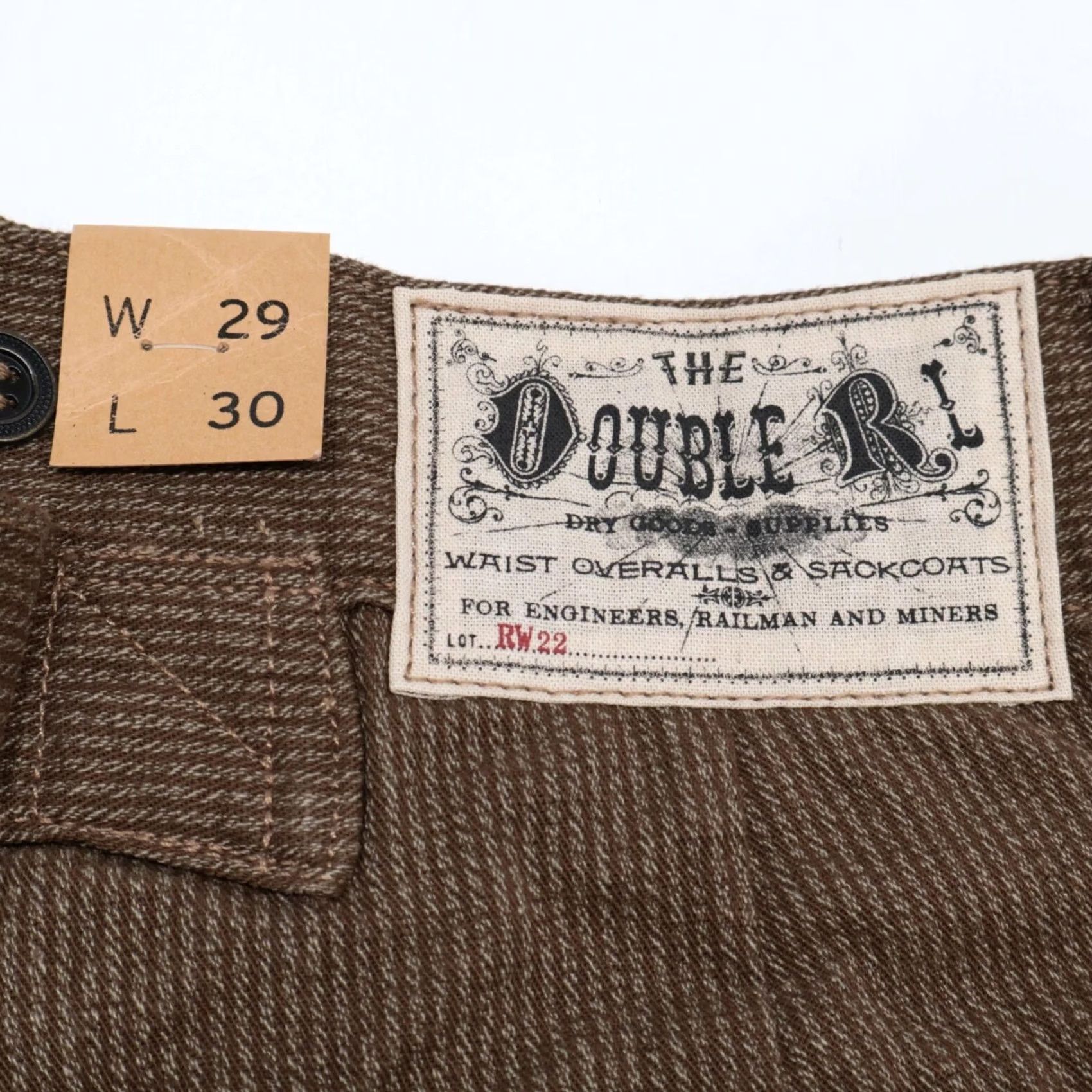 Ralph Lauren RRL Ralph Lauren Khaki Striped Cotton-twill Pants Size 29/30 Straight Men's Size US 29 - 4 Thumbnail