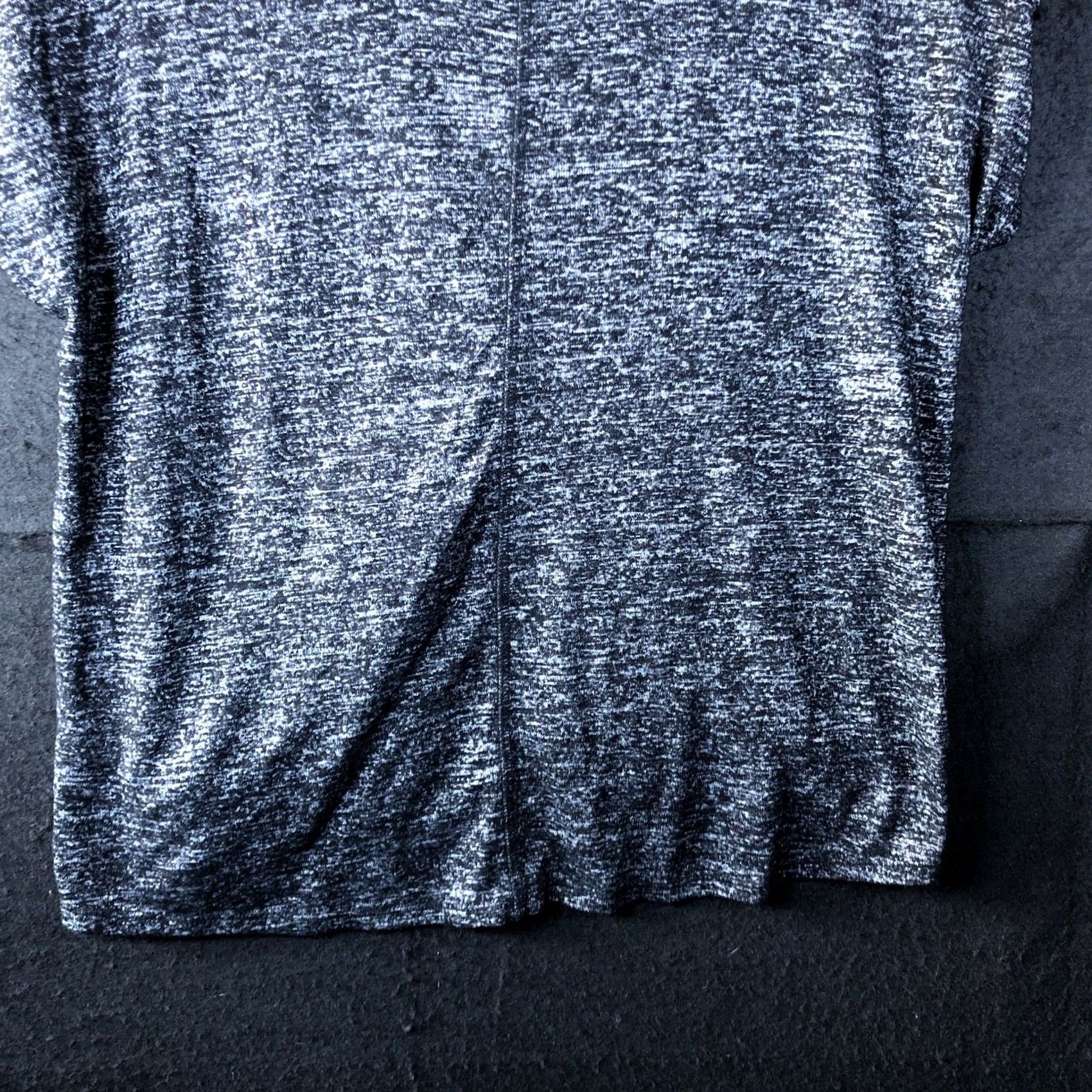 Express Express 111 Womens Shirt Black Gray Open Back Short Sleeve Stretch Small Shirt Women Regular XS? Size S / US 4 / IT 40 - 3 Thumbnail