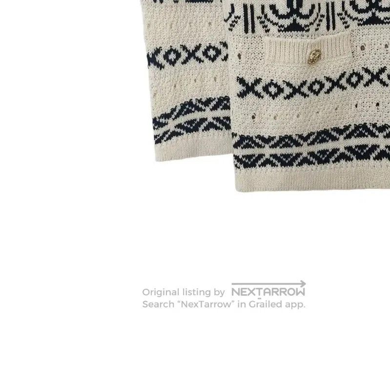 Chanel Chanel White Cotton Blend Pullover Sweater . Size M / US 6-8 / IT 42-44 - 4 Thumbnail