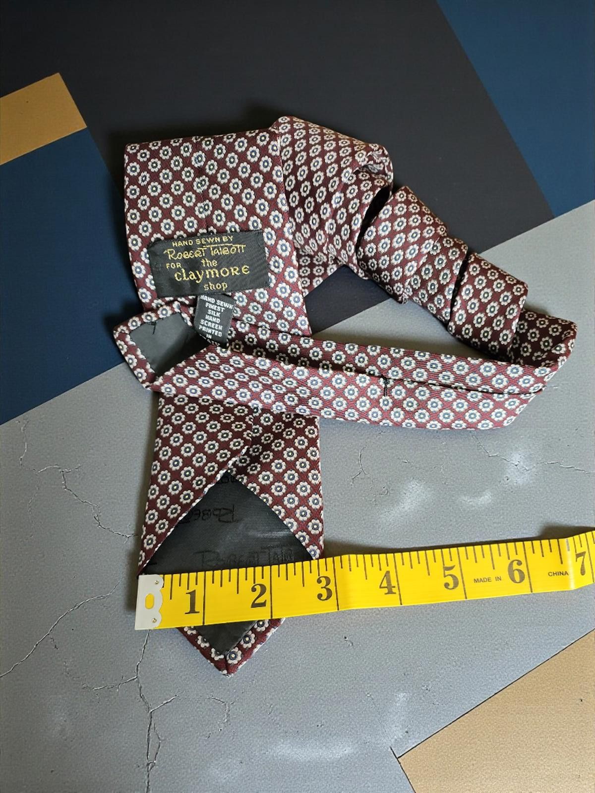 Robert Talbott Robert Talbott Hand Sewn Silk Printed Tie Size ONE SIZE - 4 Thumbnail