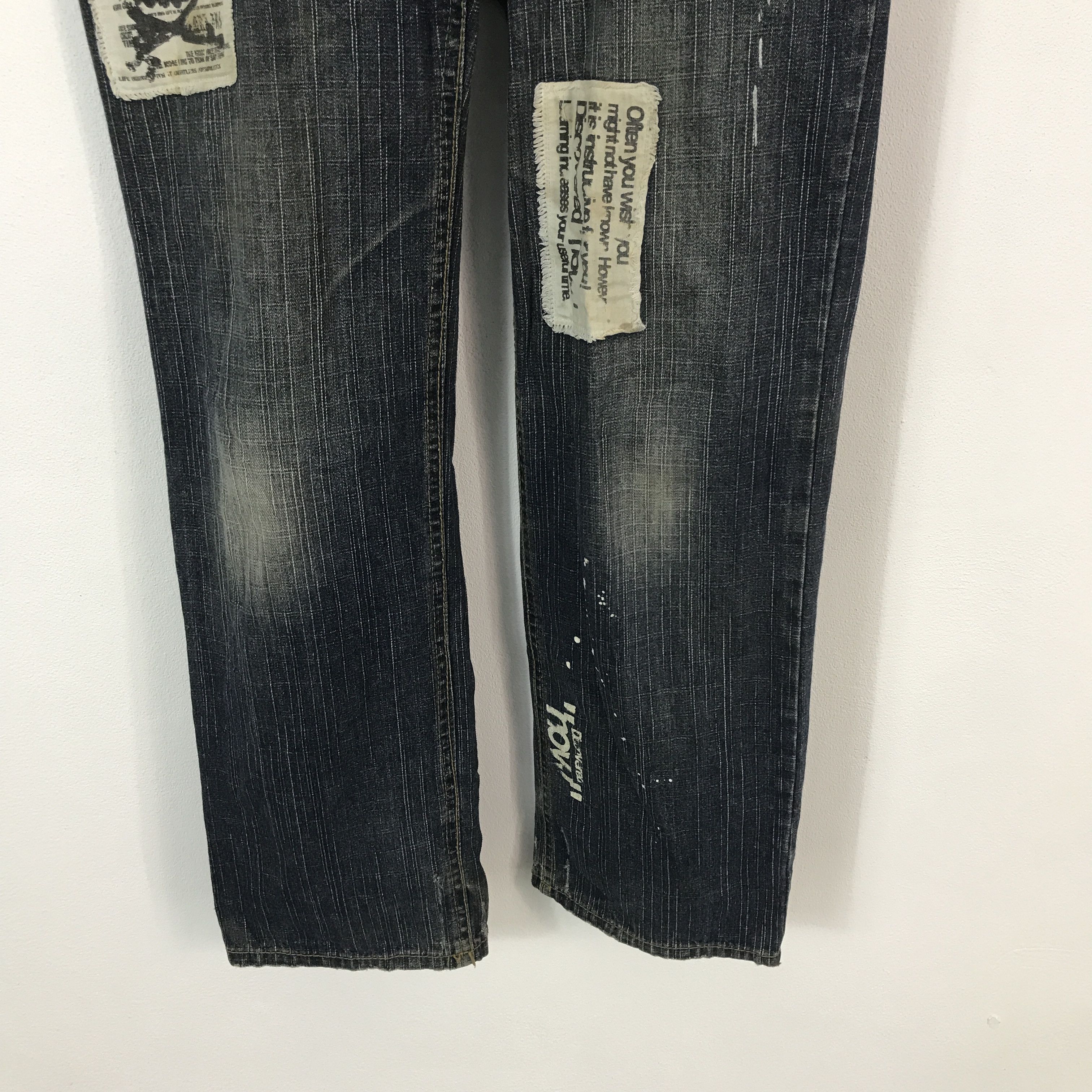 Japanese Brand gri gri denim gothic punk japan denim pants Size US 32 / EU 48 - 3 Thumbnail