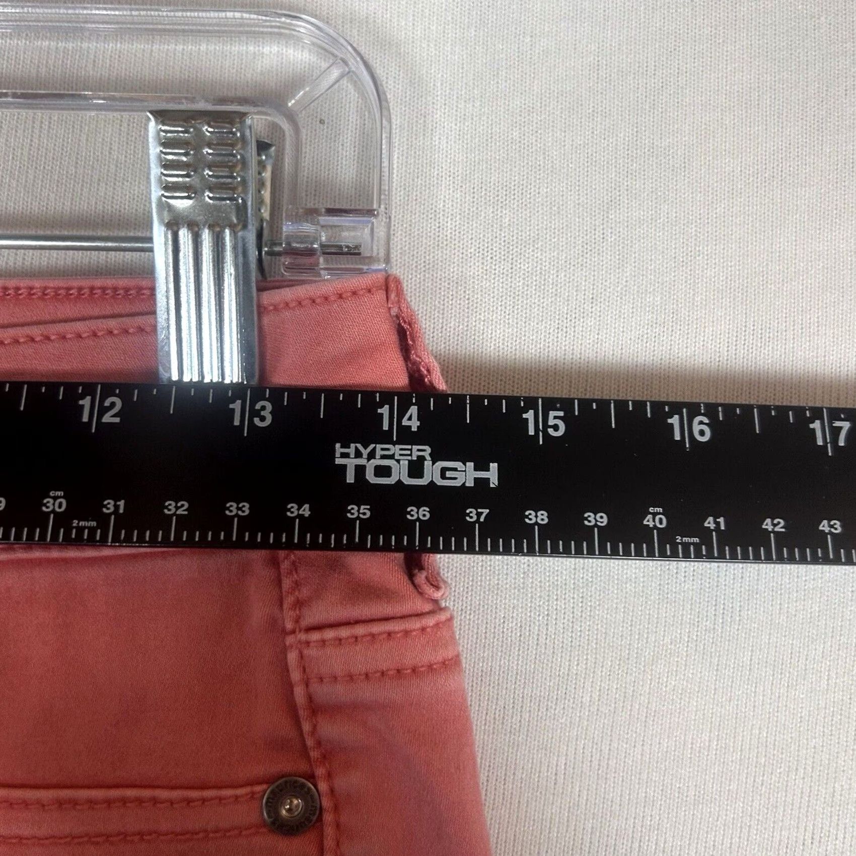 Vintage Maurices Skinny Jeans Womens XS Pink Denim Low Rise Casual Stretch Jeans Size 26" / US 2 / IT 38 - 5 Thumbnail