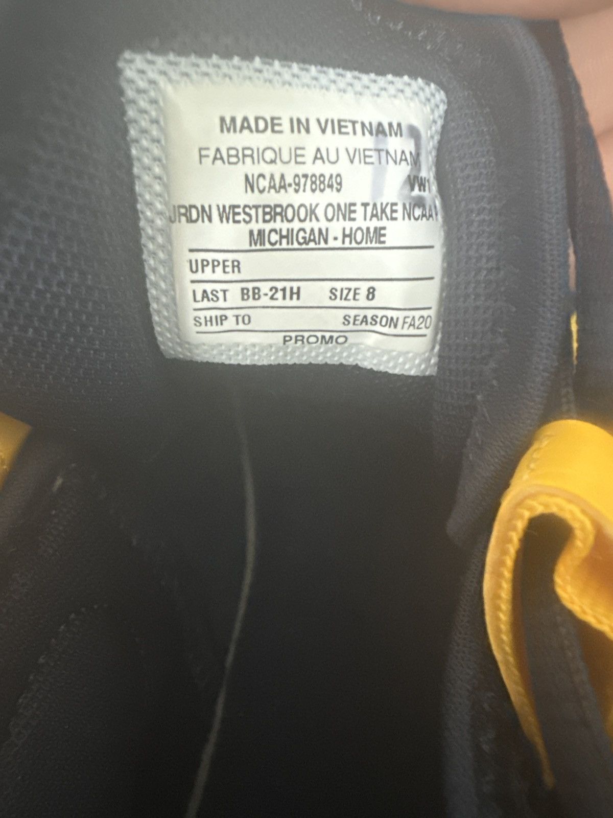 Jordan Brand Michigan PE’s Size US 8 / EU 41 - 6 Thumbnail