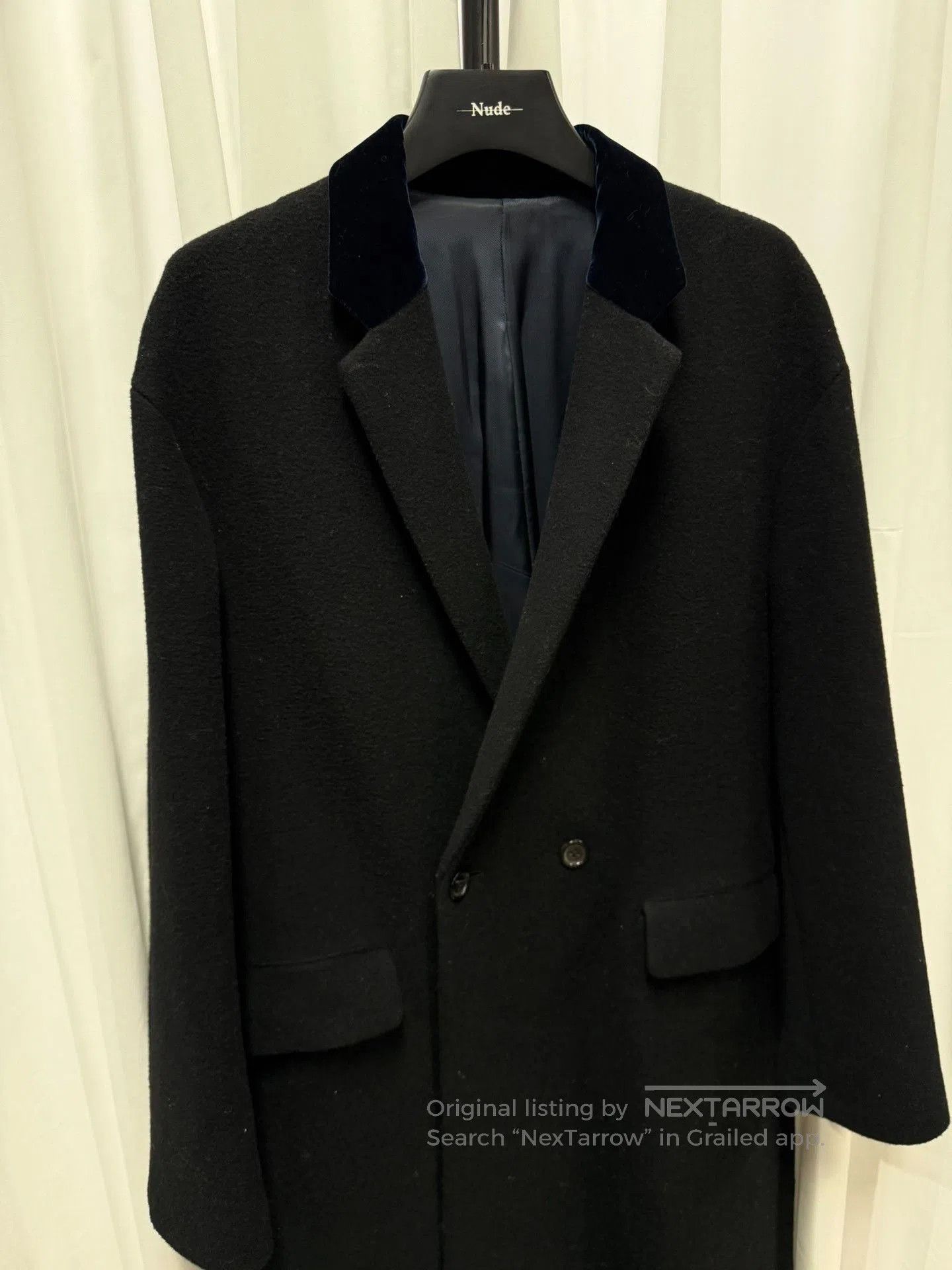 Undercover Kanye Inspired Velvet Collar Coat. Size US L / EU 52-54 / 3 - 3 Thumbnail