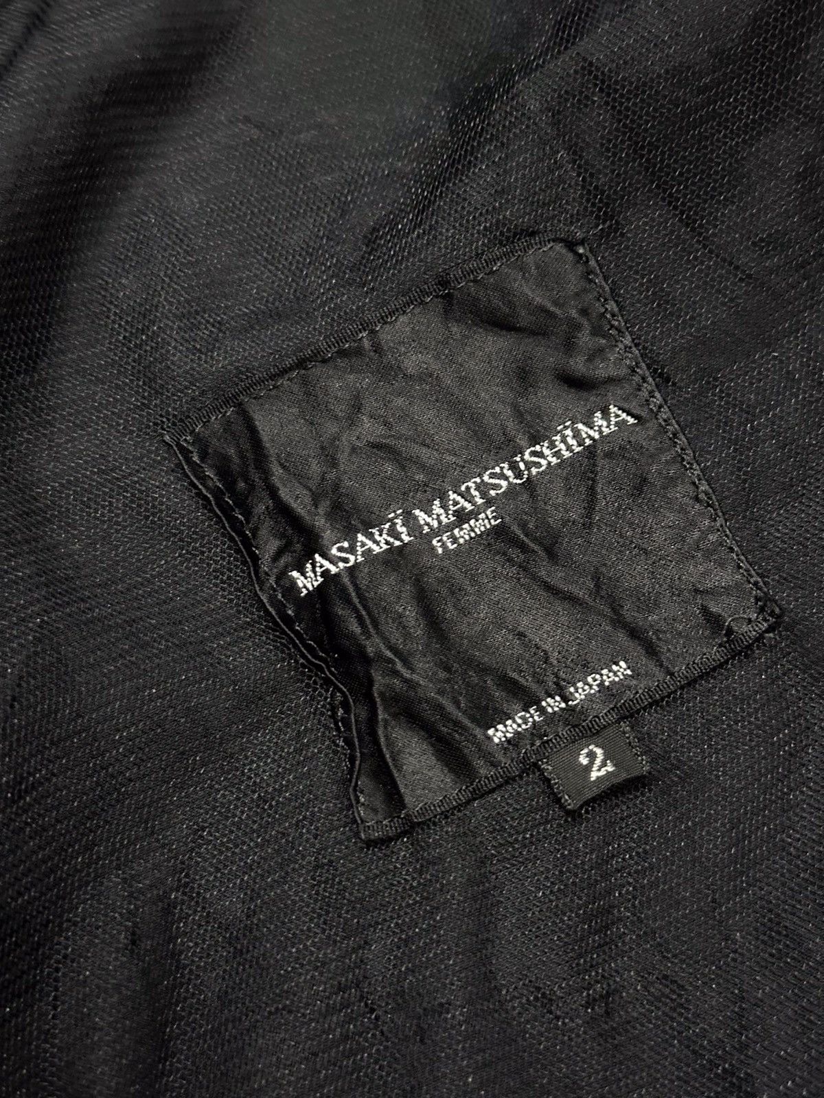 Japanese Brand Masaki matsushima scarf shoulder made in japan 💥 Size ONE SIZE - 2 Thumbnail