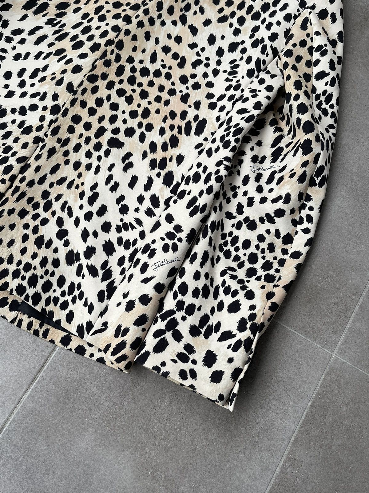 Just Cavalli !DS! FW22 Just Cavalli Leopard Print Natural Blazer Size US L / EU 52-54 / 3 - 17 Thumbnail