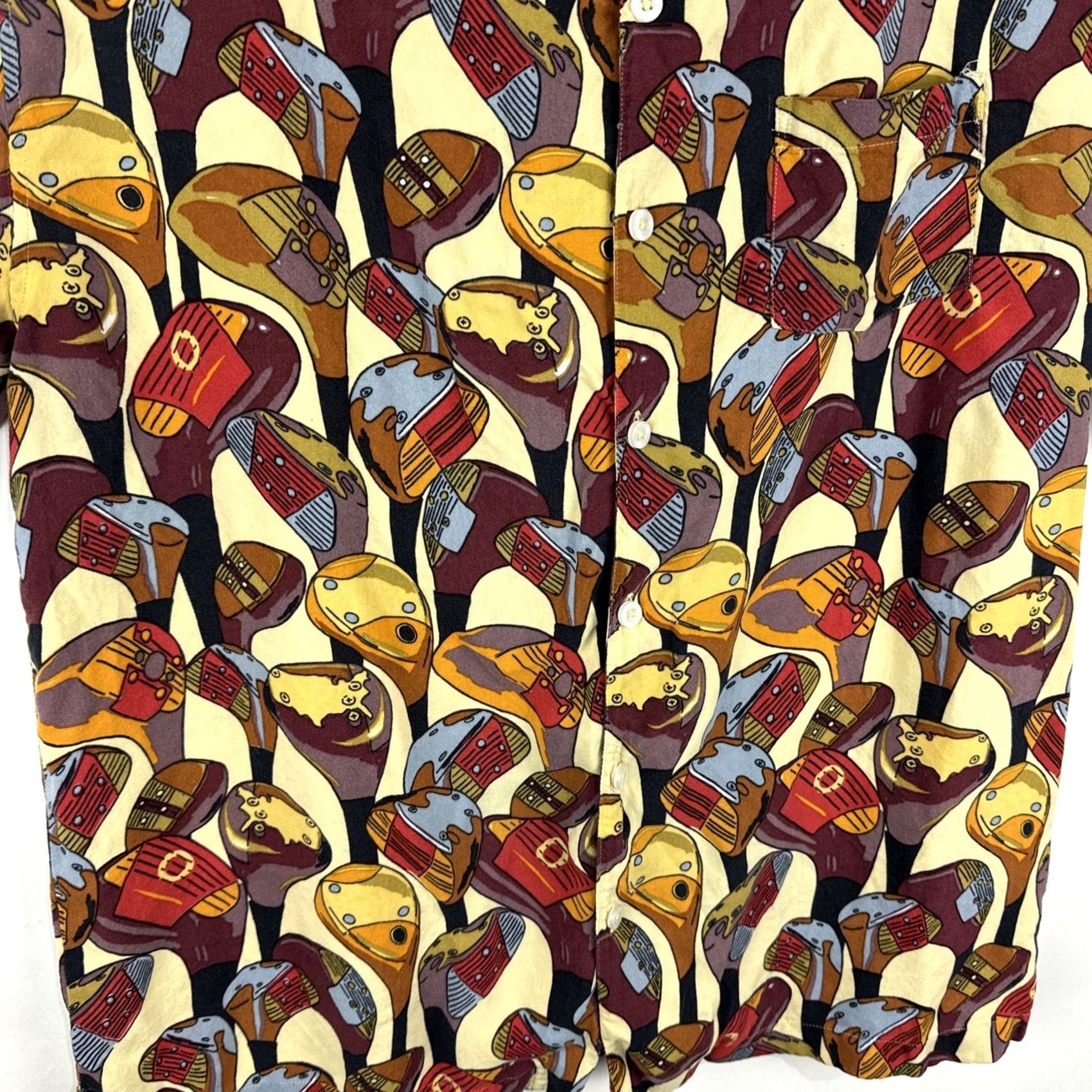 Vintage Rowdy Gentleman Golf Club XXL Button Print Hawaiian Shirt Size US XXL / EU 58 / 5 - 6 Thumbnail