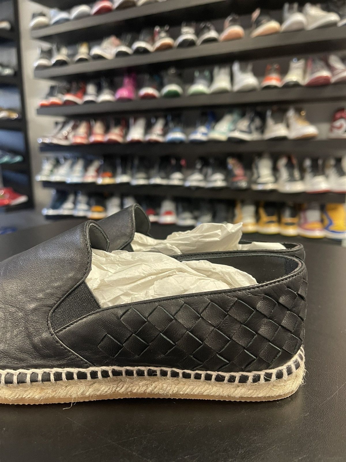 Bottega Veneta Size 7US/37 - Bottega Veneta Woven Leather Espadrille Flats Size US 7 / IT 37 - 5 Thumbnail