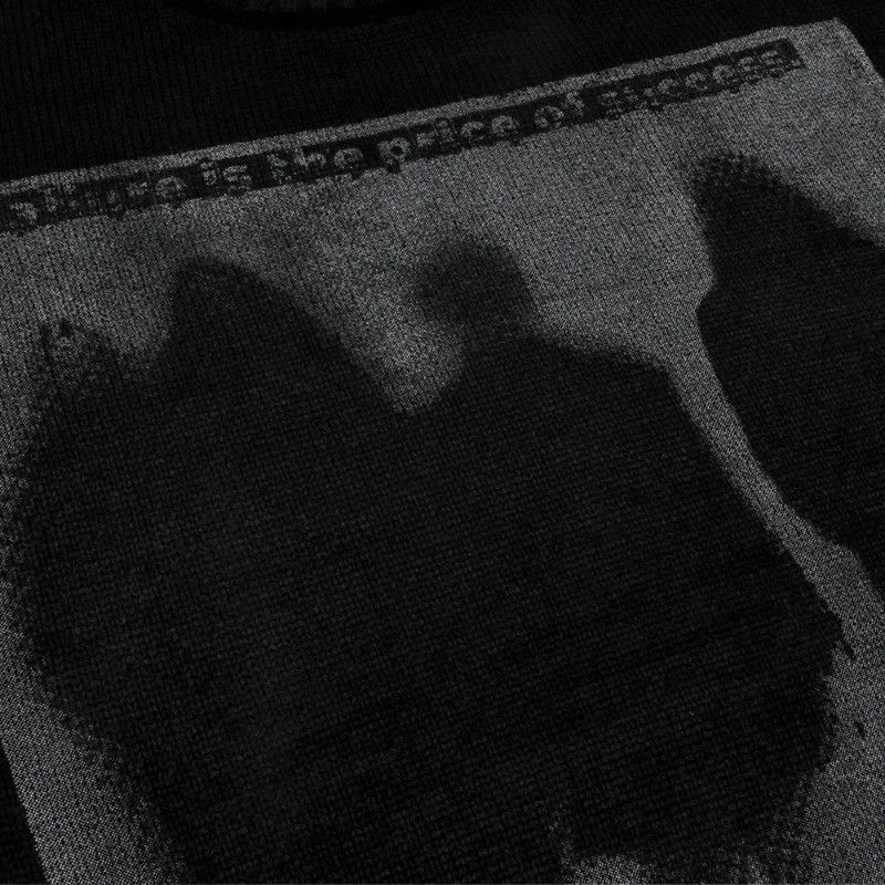 Japanese Brand × Vintage Shadows Print Knitwear Crew Neck Gothic Punk Y2k Size US L / EU 52-54 / 3 - 3 Thumbnail