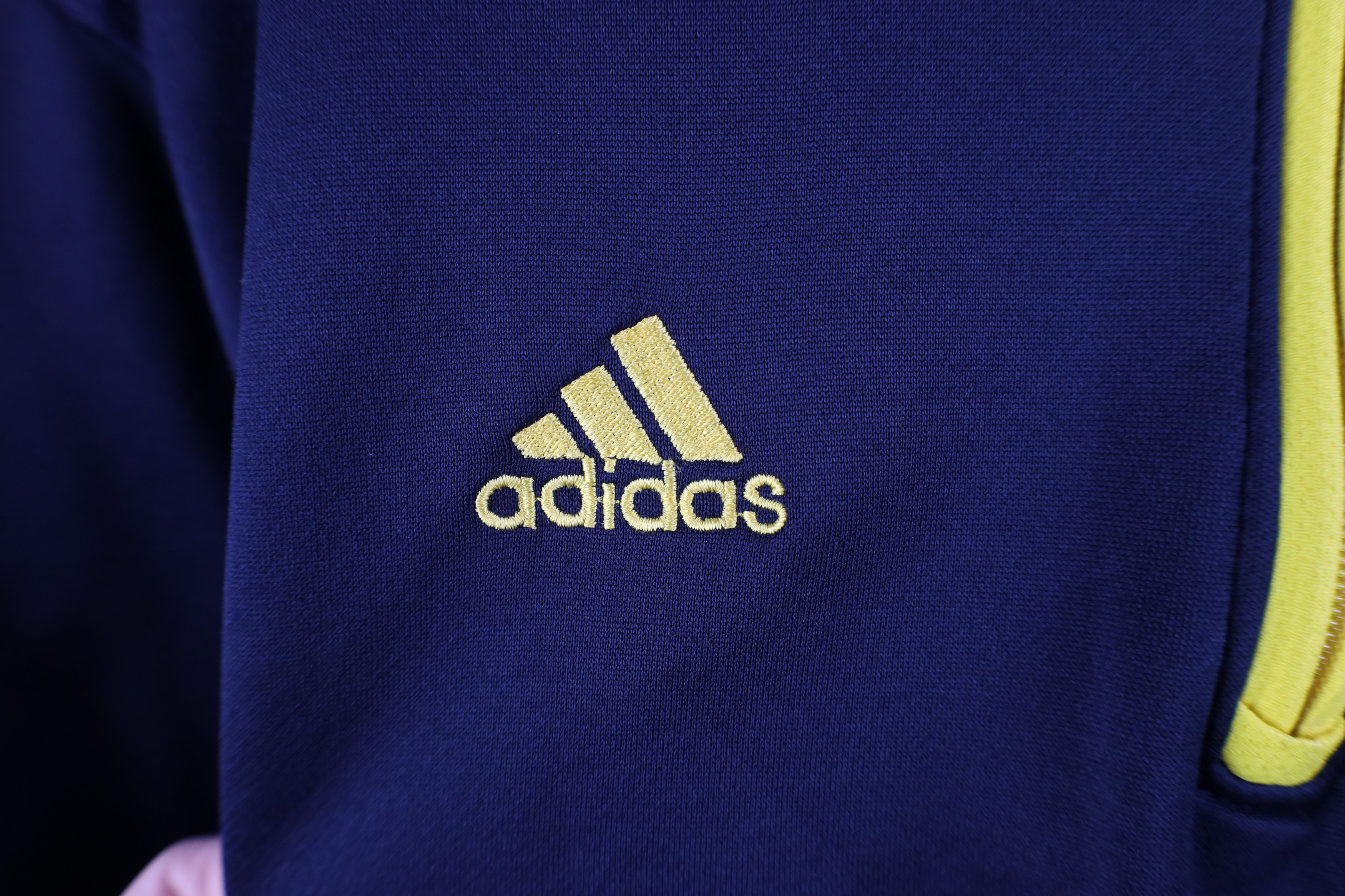 Adidas Adidas University of Michigan Football Half Zip Jacket Shirt Size US XL / EU 56 / 4 - 5 Thumbnail