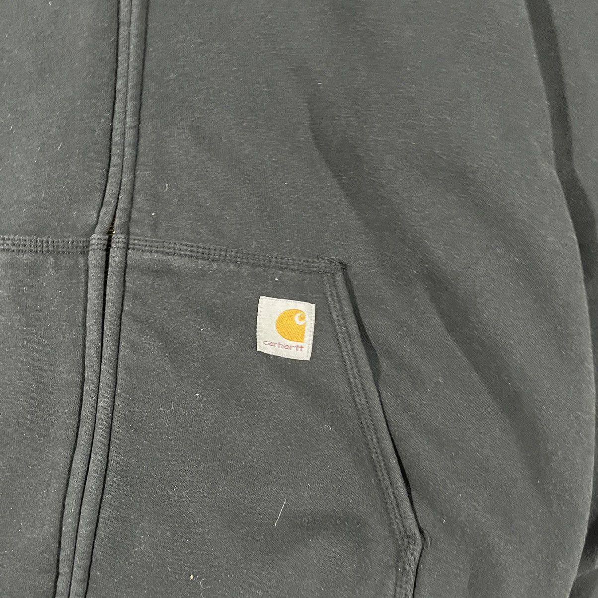 Carhartt × Vintage Crazy Y2K Carhartt Zip-Up Hoodie Workwear Skater Essential Size US XL / EU 56 / 4 - 4 Thumbnail