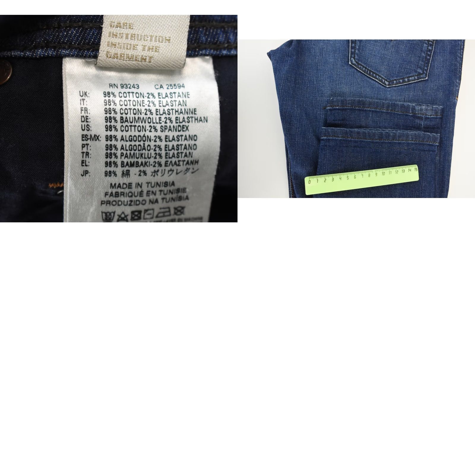 Diesel DIESEL Krayver Jeans Men's W30/L30 Stretch Regular Slim-Carrot R845B Blue Size US 30 / EU 46 - 8 Thumbnail