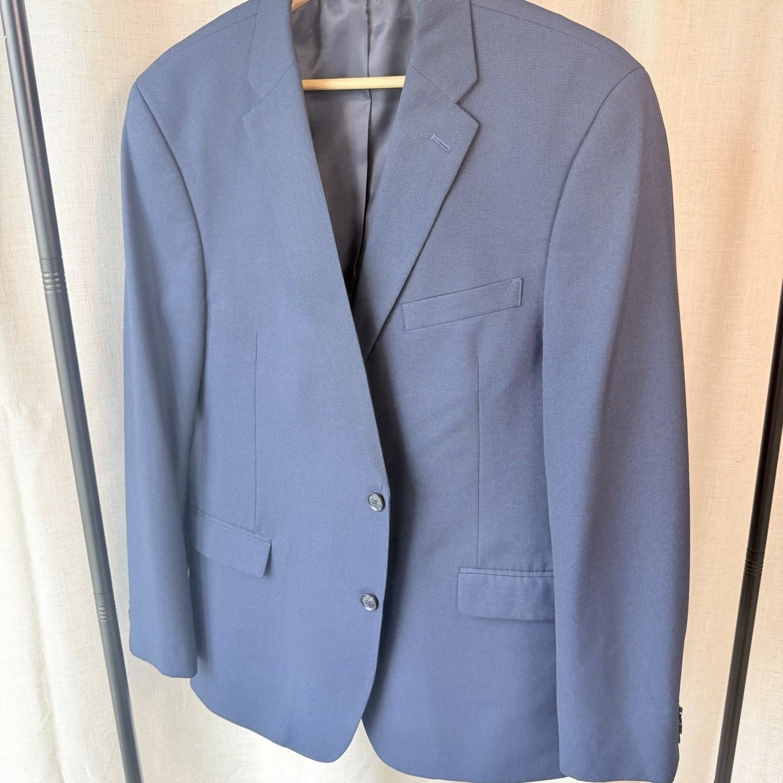 Tommy Hilfiger Tommy Hilfiger Navy Blazer 42R – Classic Two-Button Jacket Size 42R - 1 Thumbnail