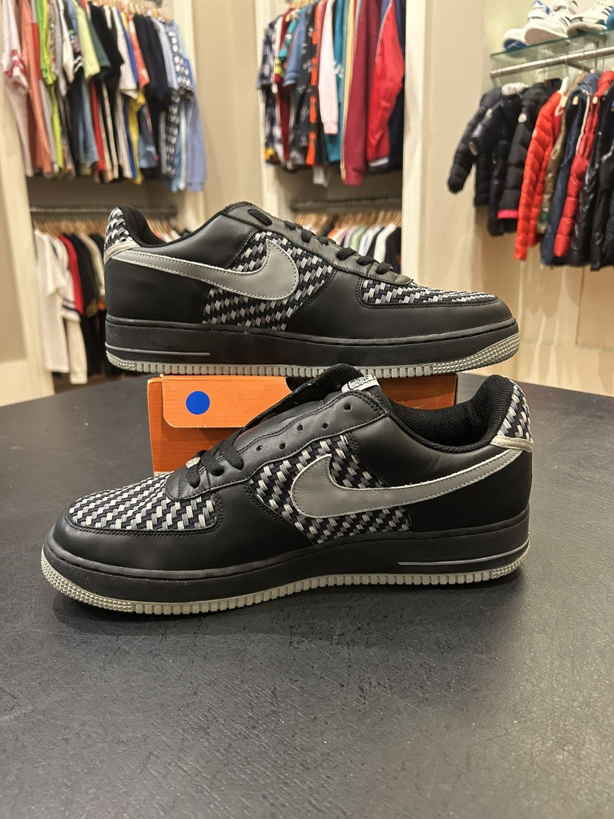Nike Air Force 1 Low ‘Woven Grey’ Size US 15 / EU 48 - 2 Thumbnail