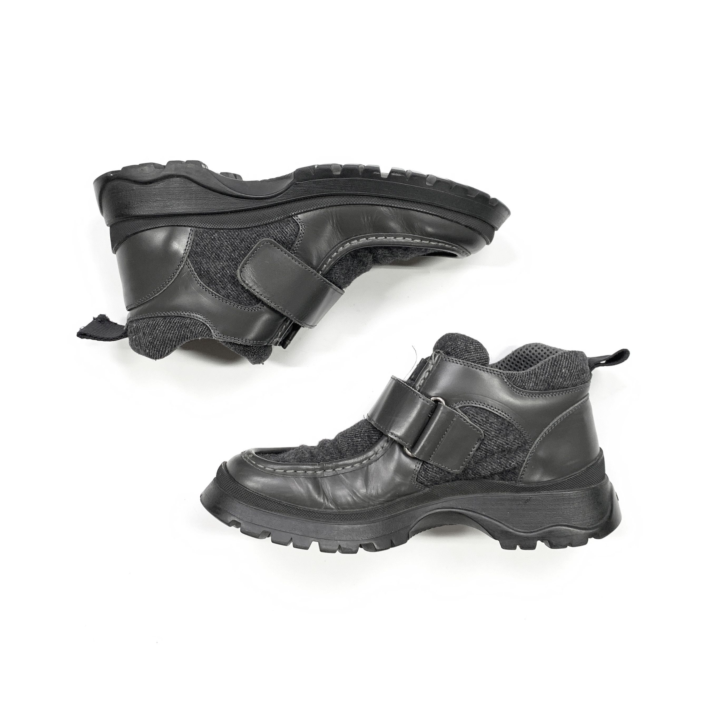 Prada Vtg Velcro Strap Trekking Boots Size US 9 / IT 39 - 9 Thumbnail