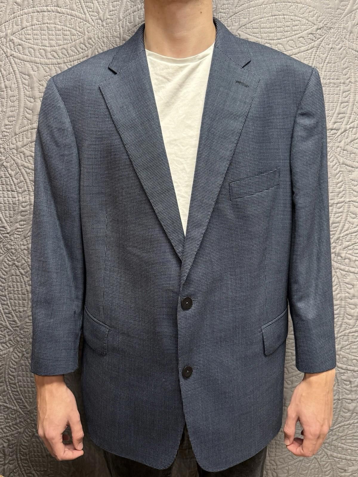 Loro Piana LORO PIANA Men Jacket MADE-MEASURE Super 120s Wool Sz 50S Size US M / EU 48-50 / 2 - 1 Thumbnail