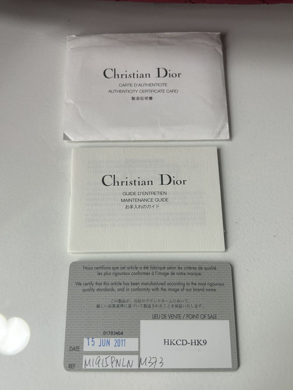 Dior Christian Dior Red Nylon Cannage Charming Lock Bag w/ COA Size ONE SIZE - 14 Thumbnail