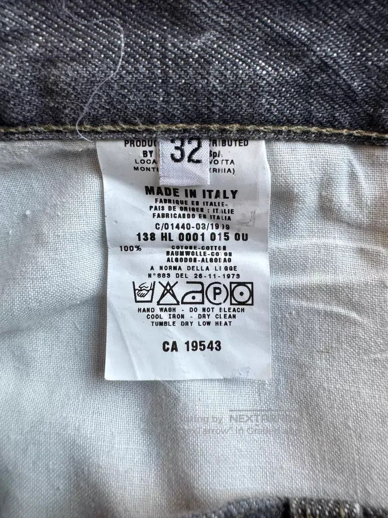 Helmut Lang Helmut Lang Green Stripe Raw Denim Size US 32 / EU 48 - 6 Thumbnail