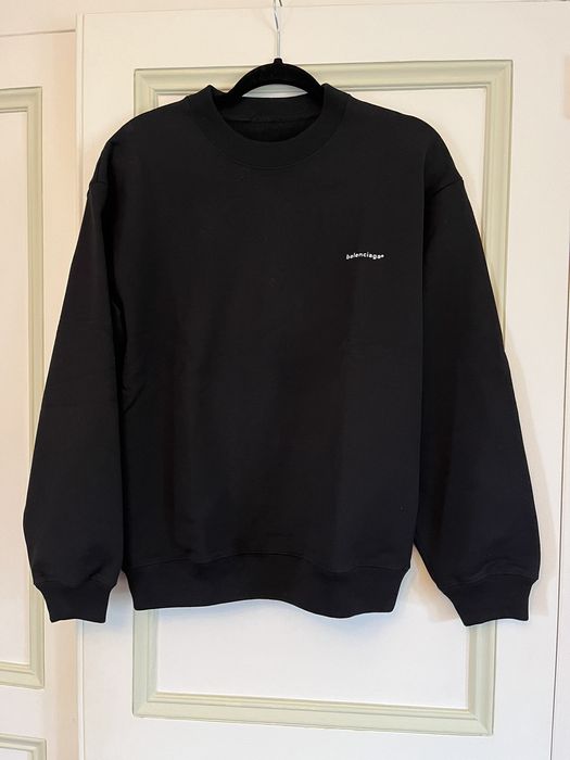 Balenciaga hoodie small discount logo