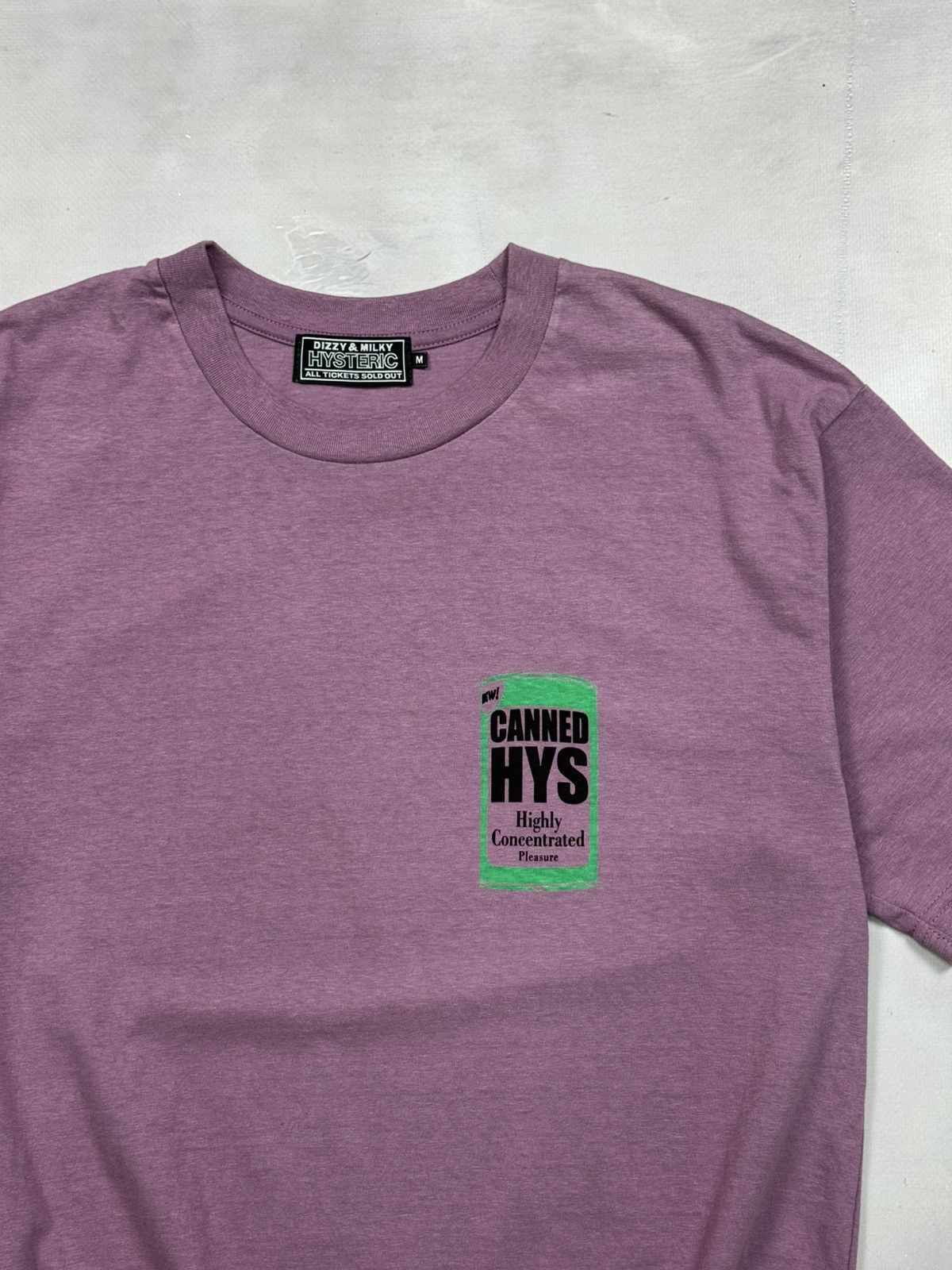 Hysteric Glamour Hysteric Glamour Canned HYS Tee(Purple/M) Size US M / EU 48-50 / 2 - 4 Thumbnail
