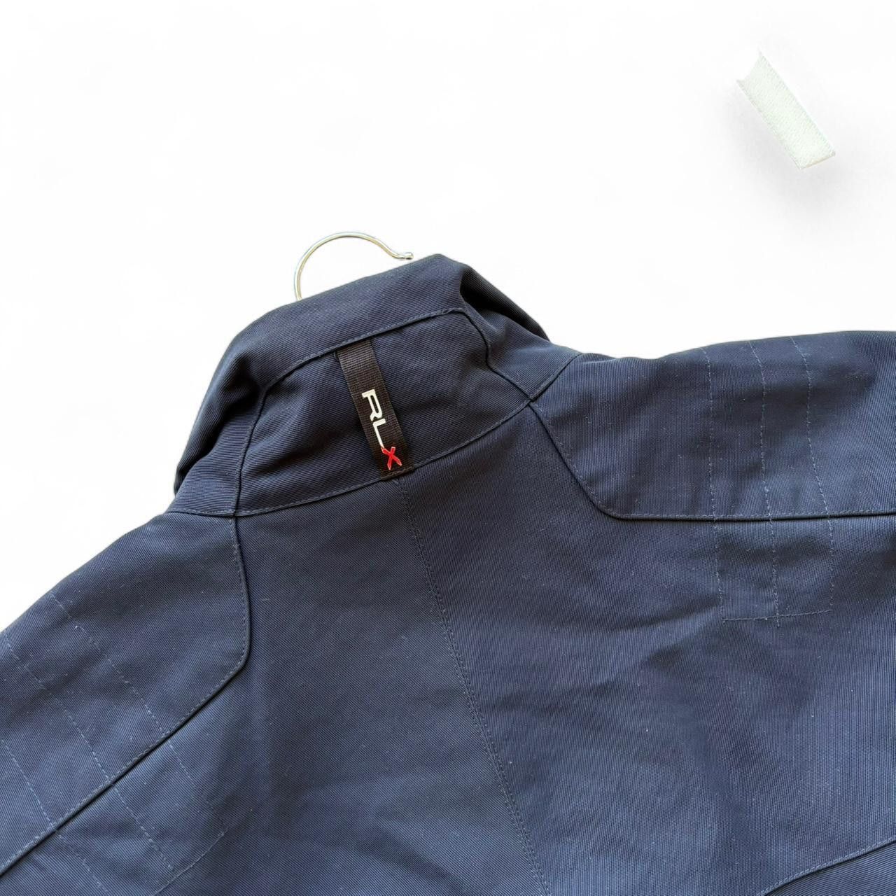 RLX Ralph Lauren RLX Ralph Lauren navy nylon dual zip biker jacket medium Size US M / EU 48-50 / 2 - 7 Thumbnail