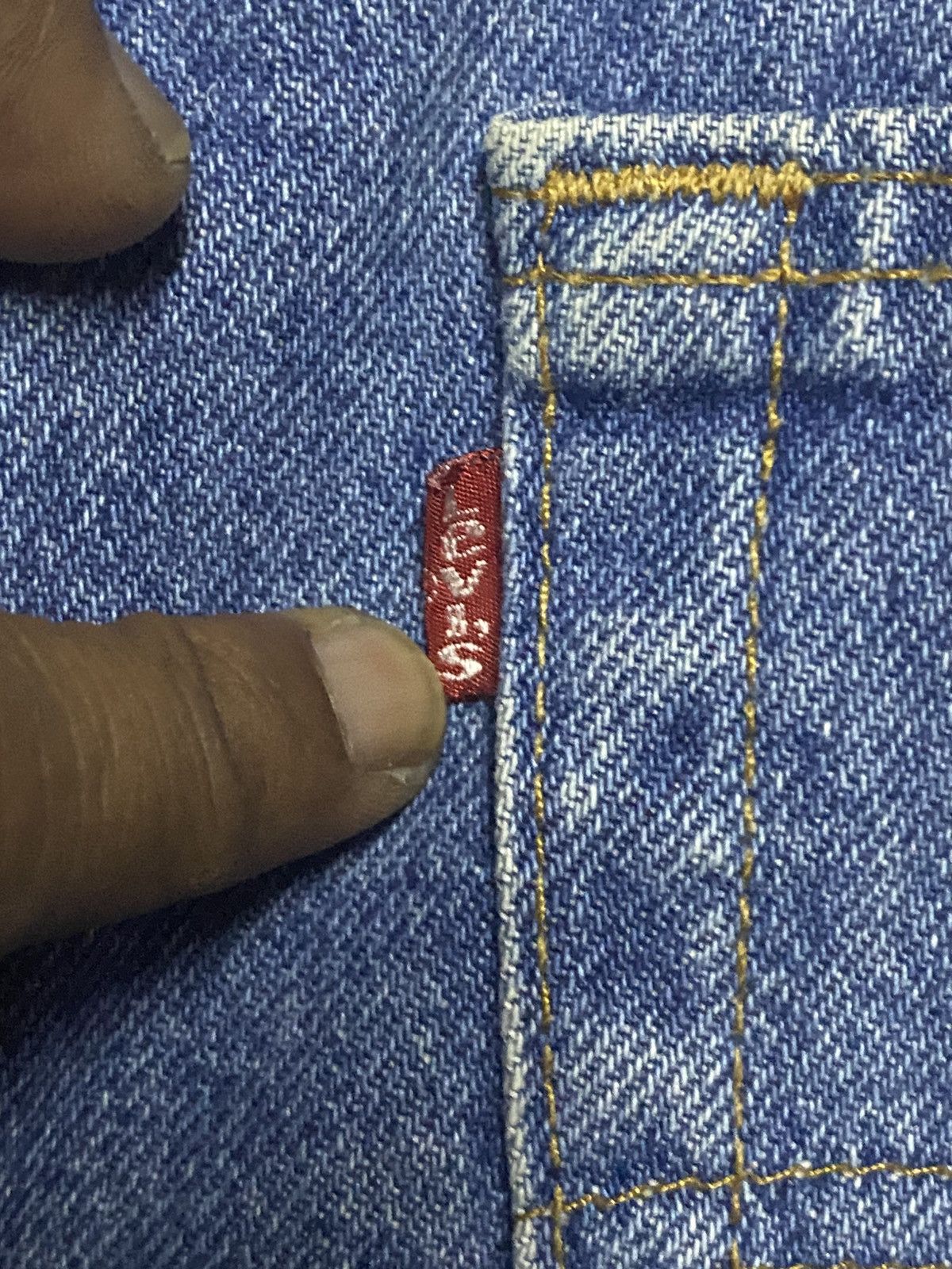 Levi's Vintage Levis 510 Blue Wash Distressed Jeans Size US 32 / EU 48 - 12 Thumbnail