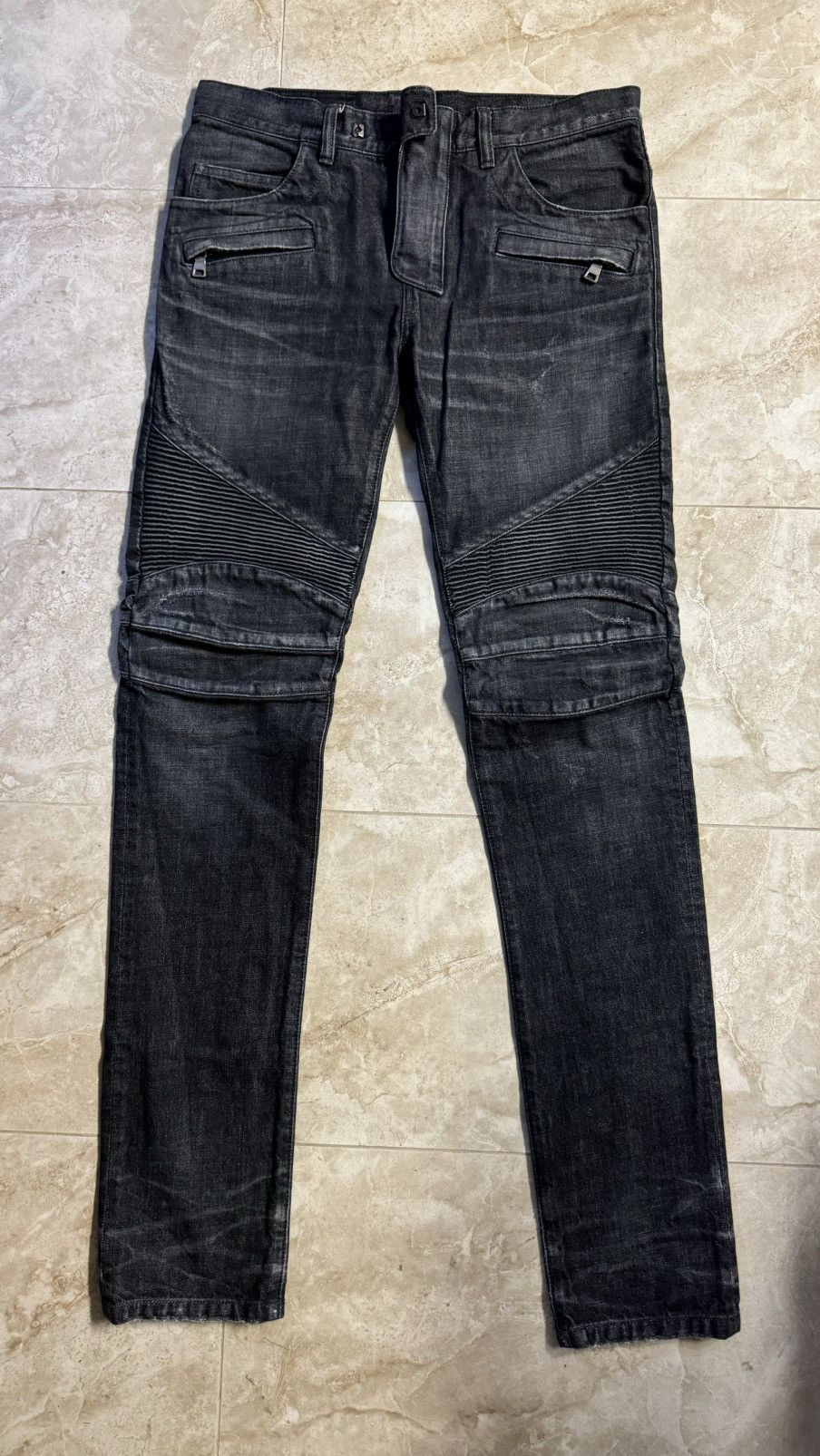 Balmain Balmain biker jean Size US 31 - 1 Thumbnail