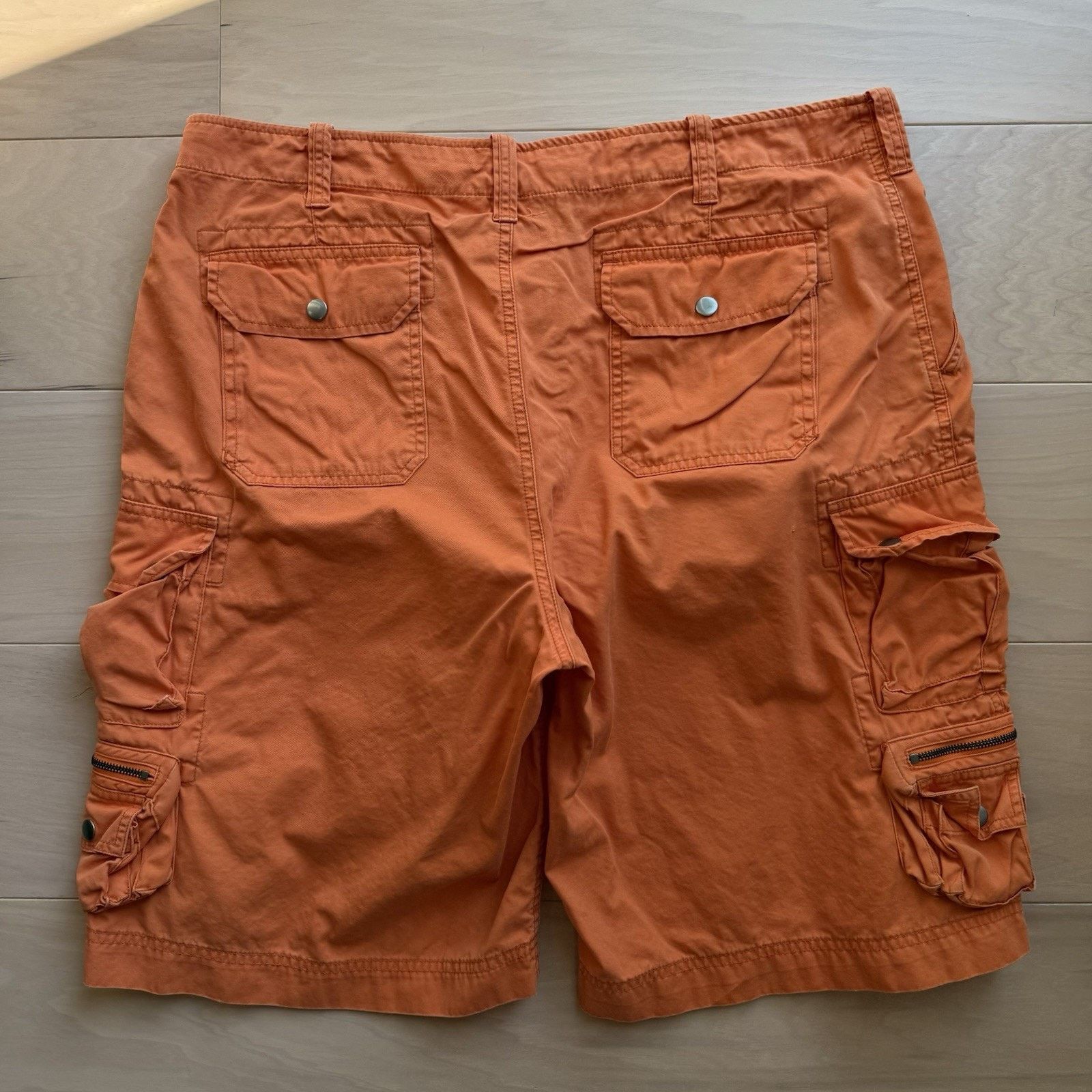 Polo Ralph Lauren × Vintage Vintage Polo Ralph Lauren Cargo Shorts 38 Orange Paratrooper Size US 38 / EU 54 - 7 Thumbnail