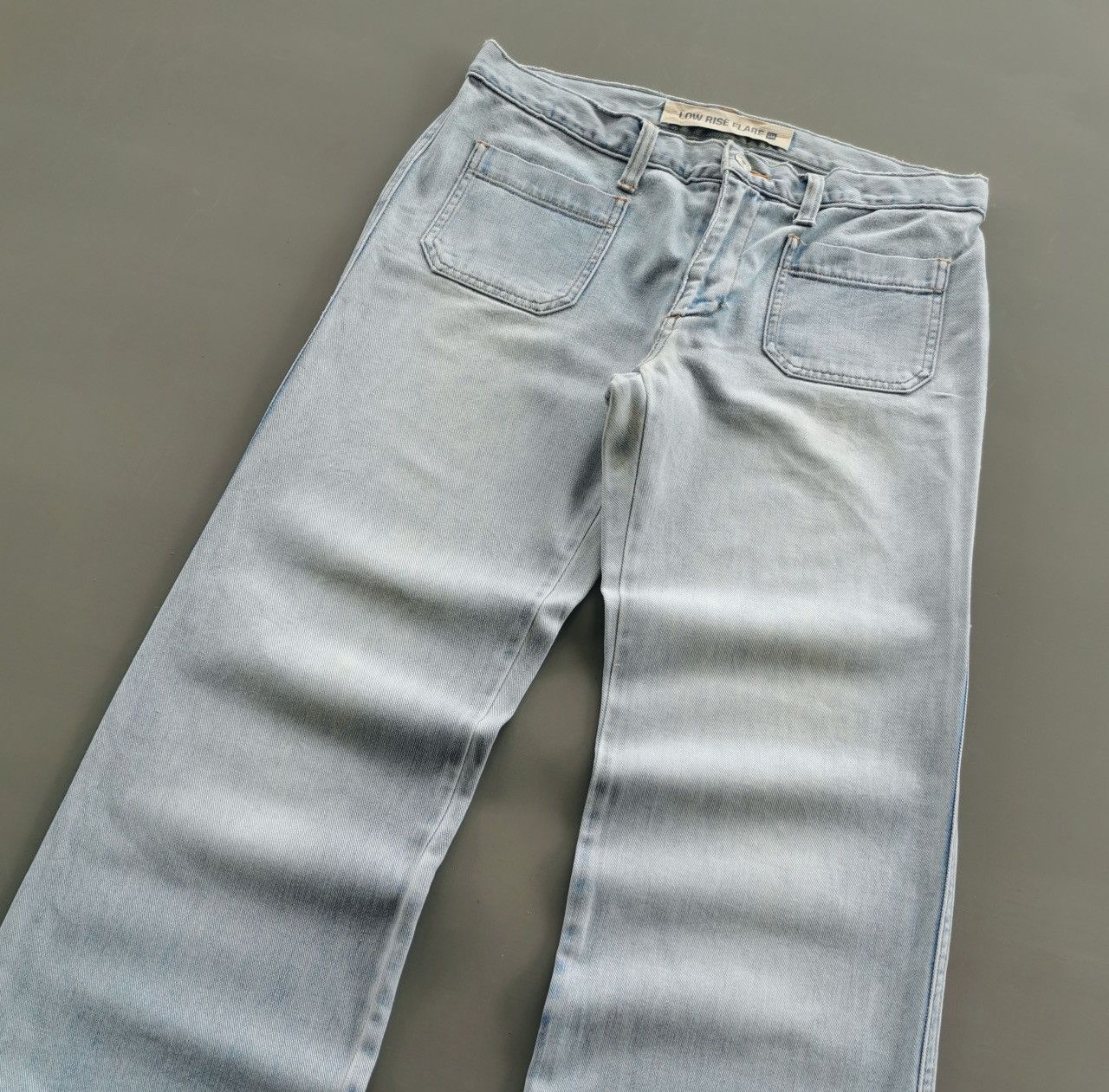 Gap × Yeezy Vintage Gap Low Rise Flare Jeans Size US 32 / EU 48 - 3 Thumbnail