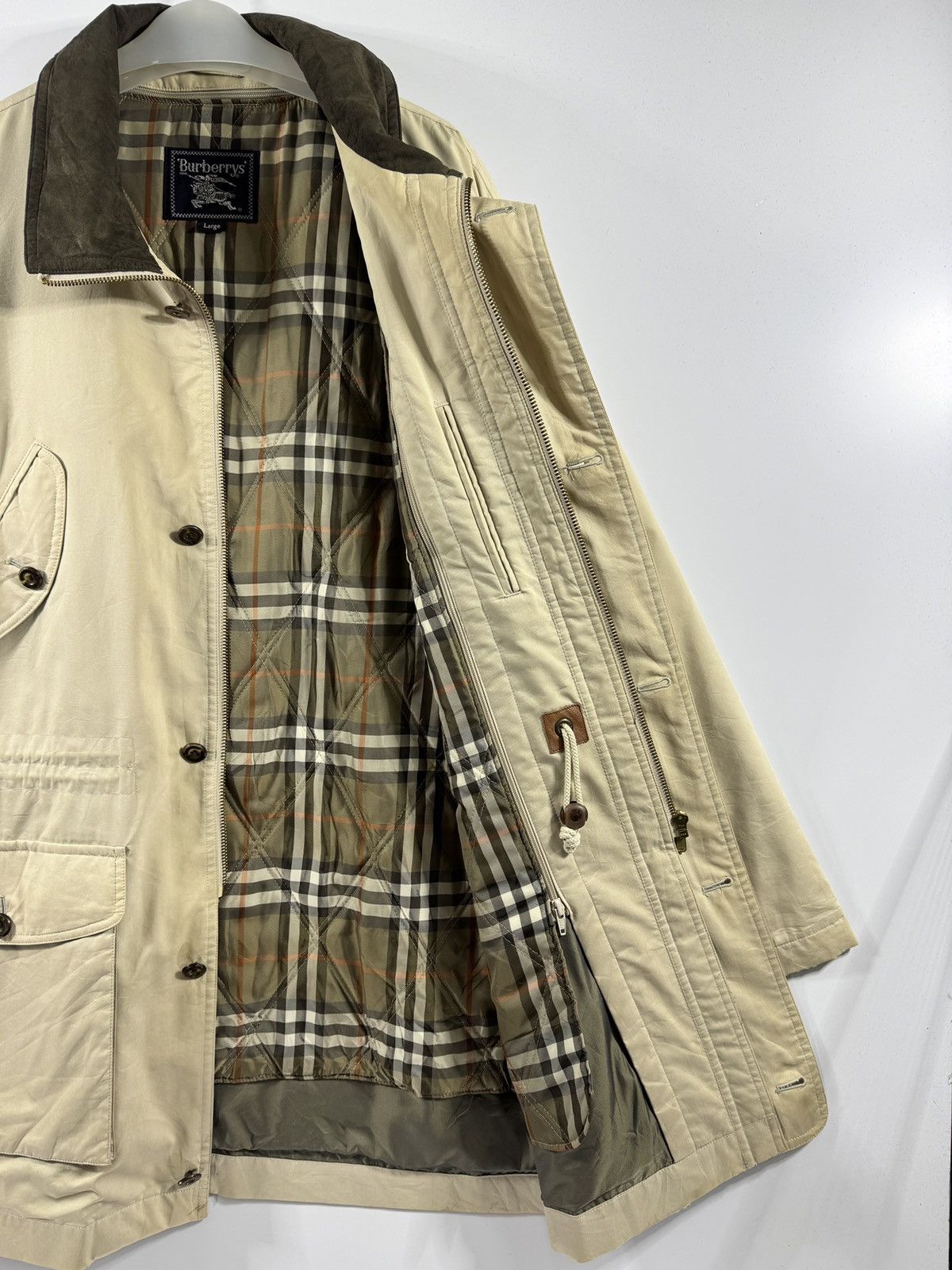 Burberry Prorsum 🔥 BURBERRYS PRORSUM NOVA CHECK BARN JACKET - L Size US L / EU 52-54 / 3 - 1 Thumbnail